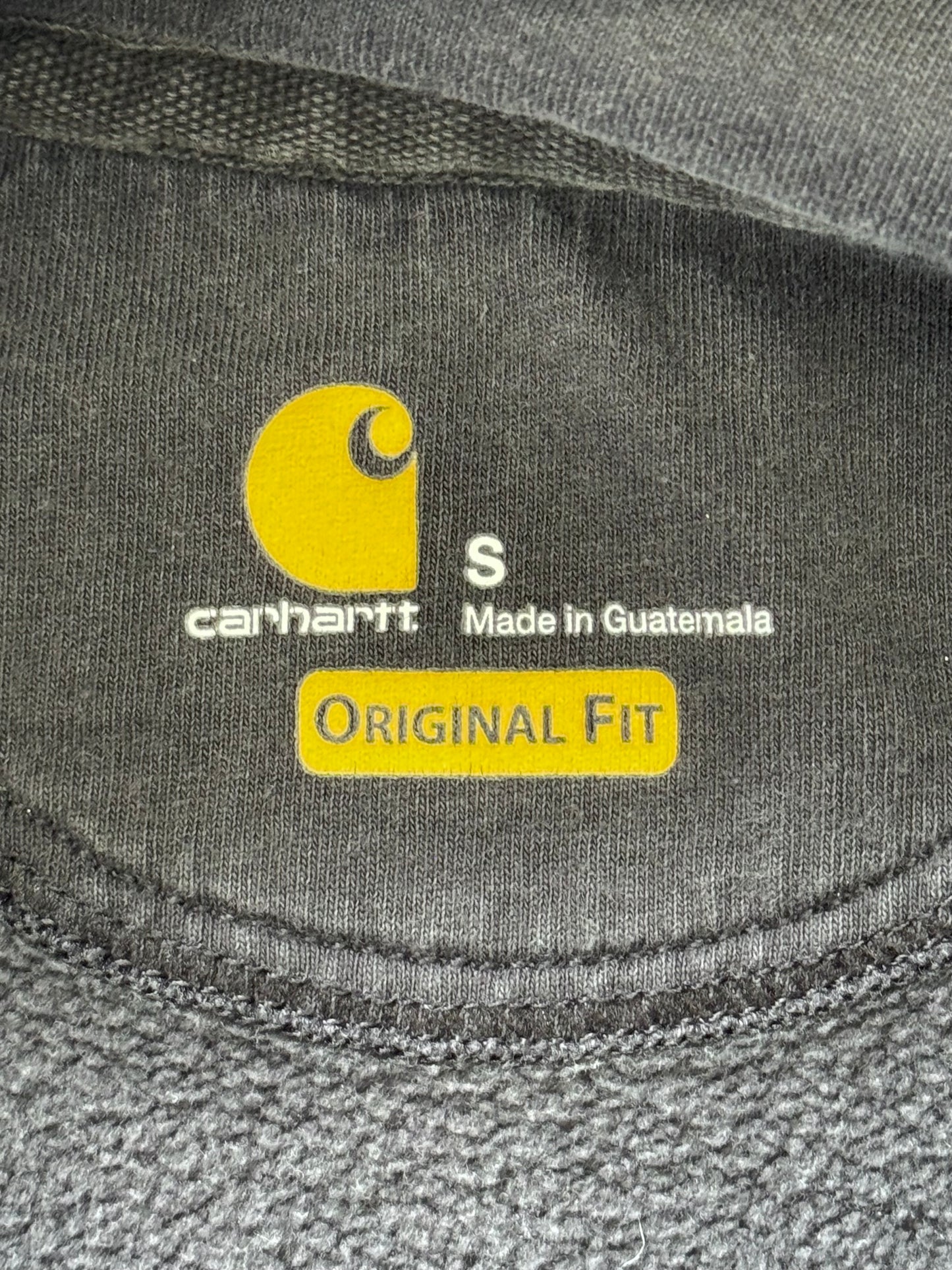 VINTAGE CARHARTT FULL-ZIP HOODIE (BROKEN ZIPPER) (PRINT TAG)