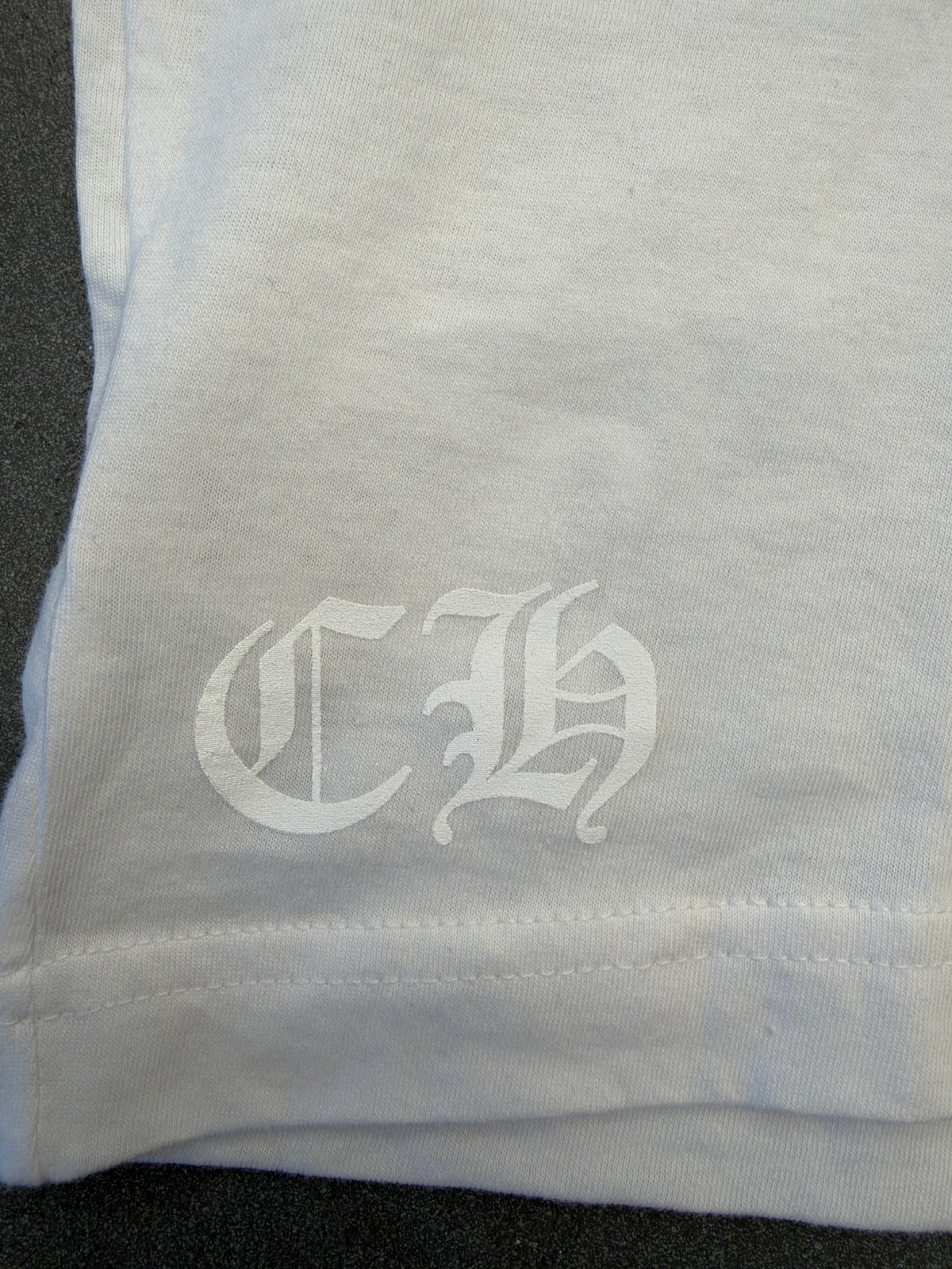 CHROME HEARTS U.S.A. POCKET TEE - WHITE/BLACK