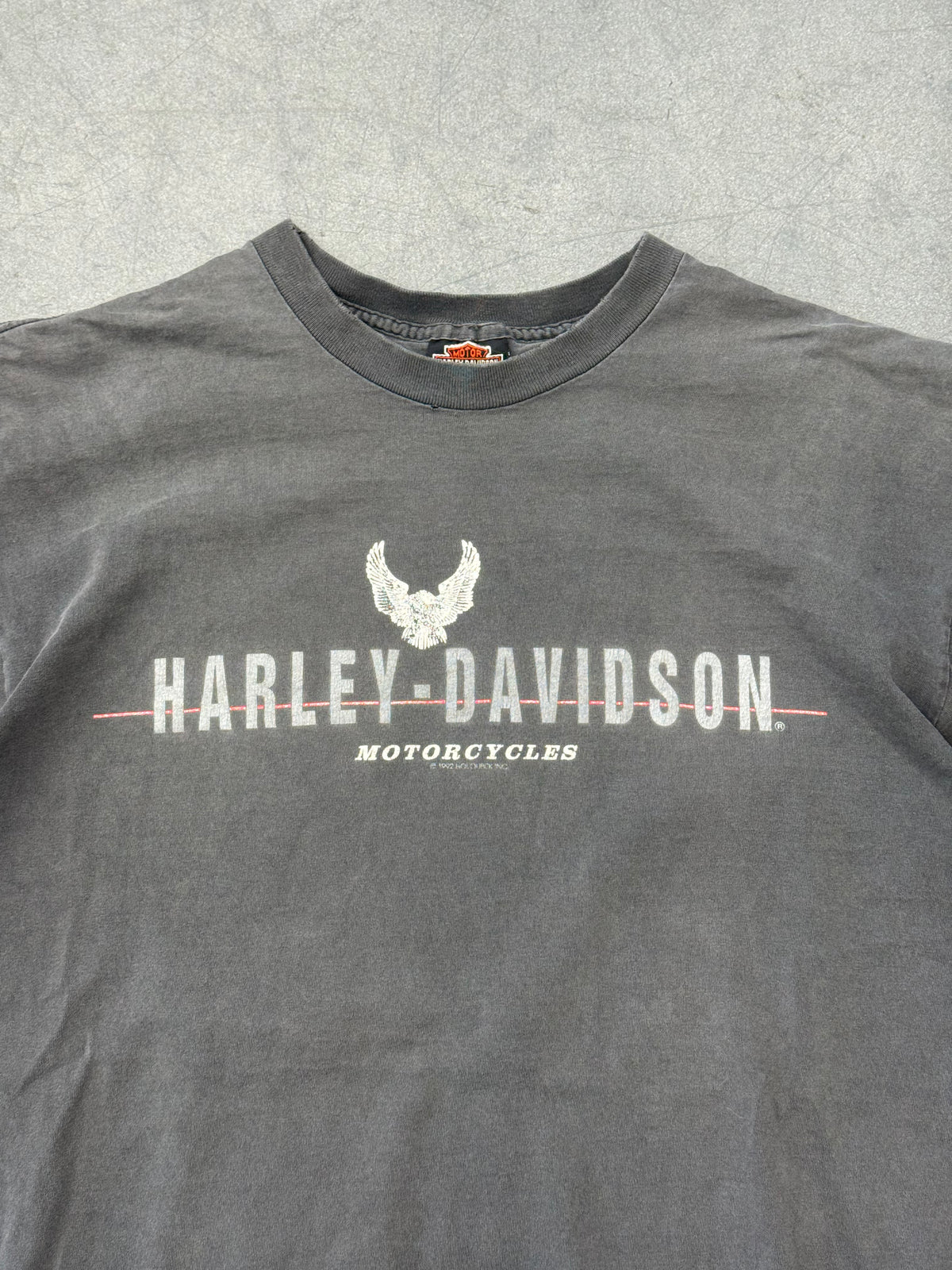 1992 HARLEY-DAVIDSON WINGS OF STEEL AMERICAN CYCLES MIAMI BEACH, FLORIDA TEE