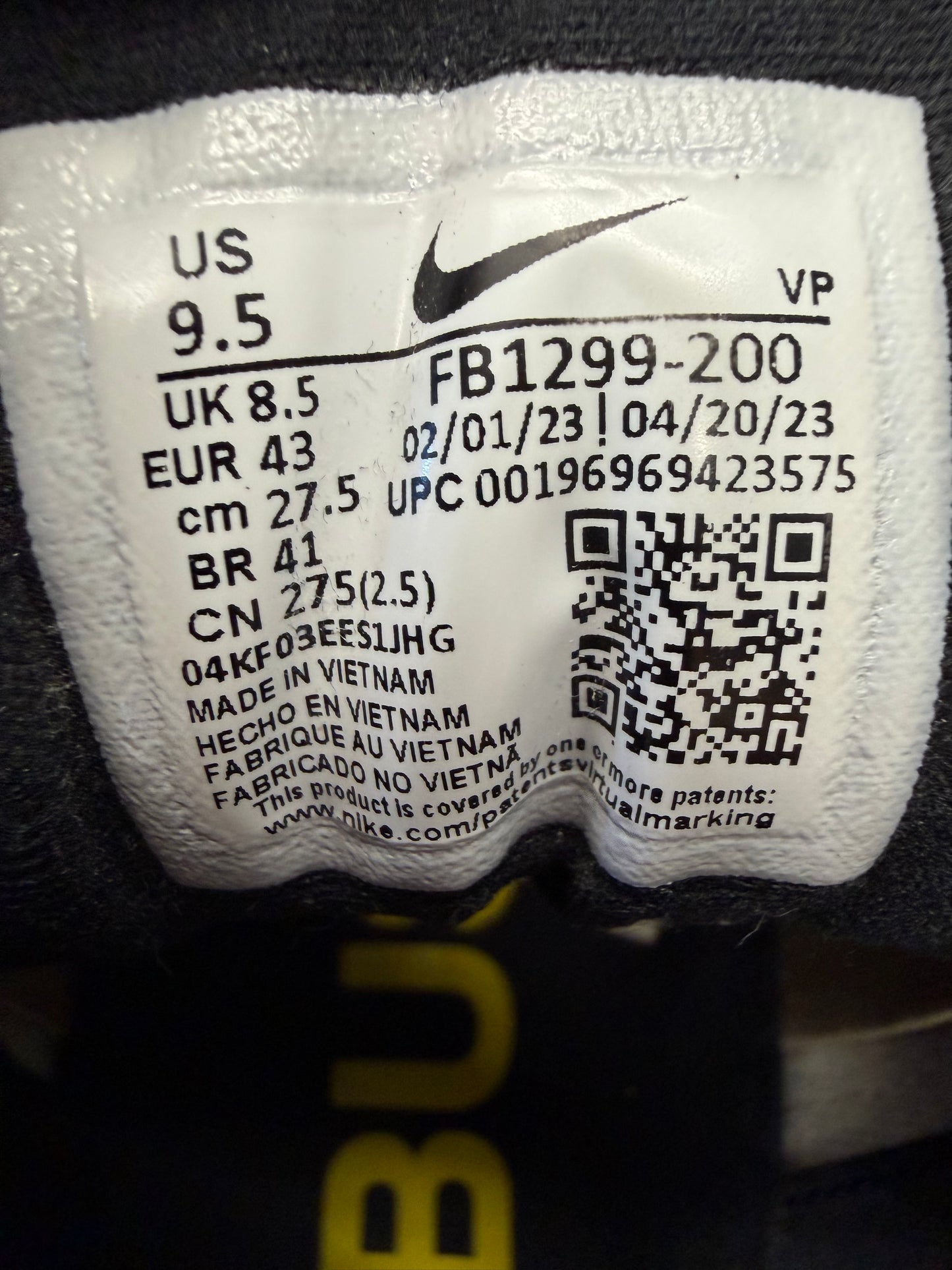 2023 NIKE AIR MORE UPTEMPO LOW AMBUSH