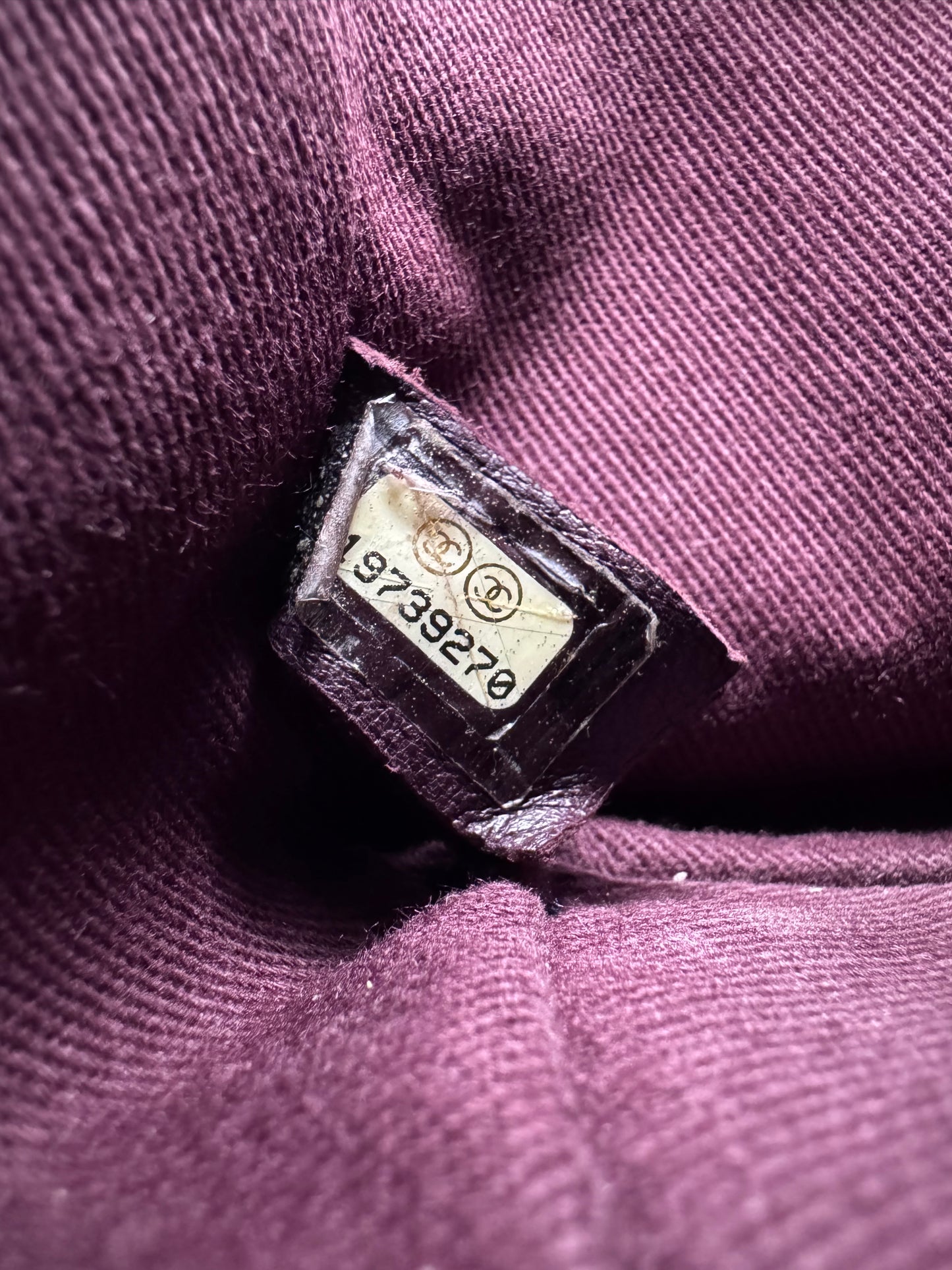 2014 CHANEL SMALL GLAZED CALFSKIN DUO COLOR FLAP BAG