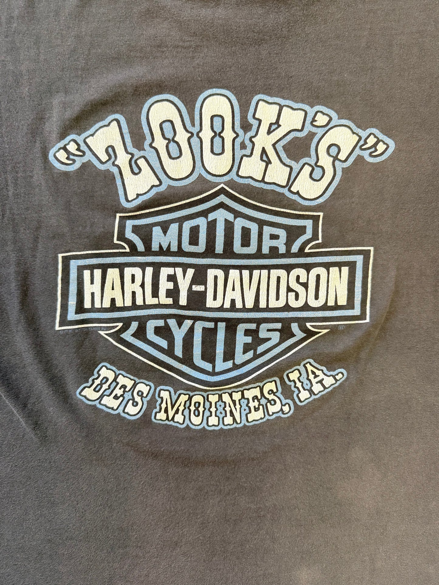 1994 HARLEY-DAVIDSON CHROME FEVER ENGINE "LOOKS" TEE (HARLEY-DAVIDSON TAG)