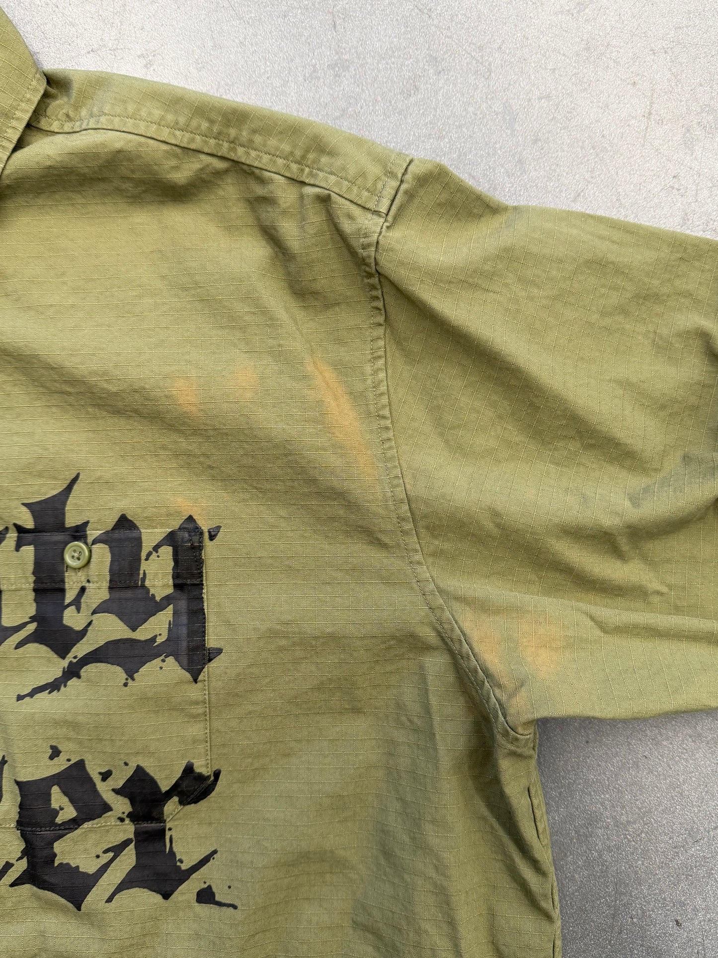 FW23 SUPREME BOUNTY HUNTER RIPSTOP SHIRT - OLIVE