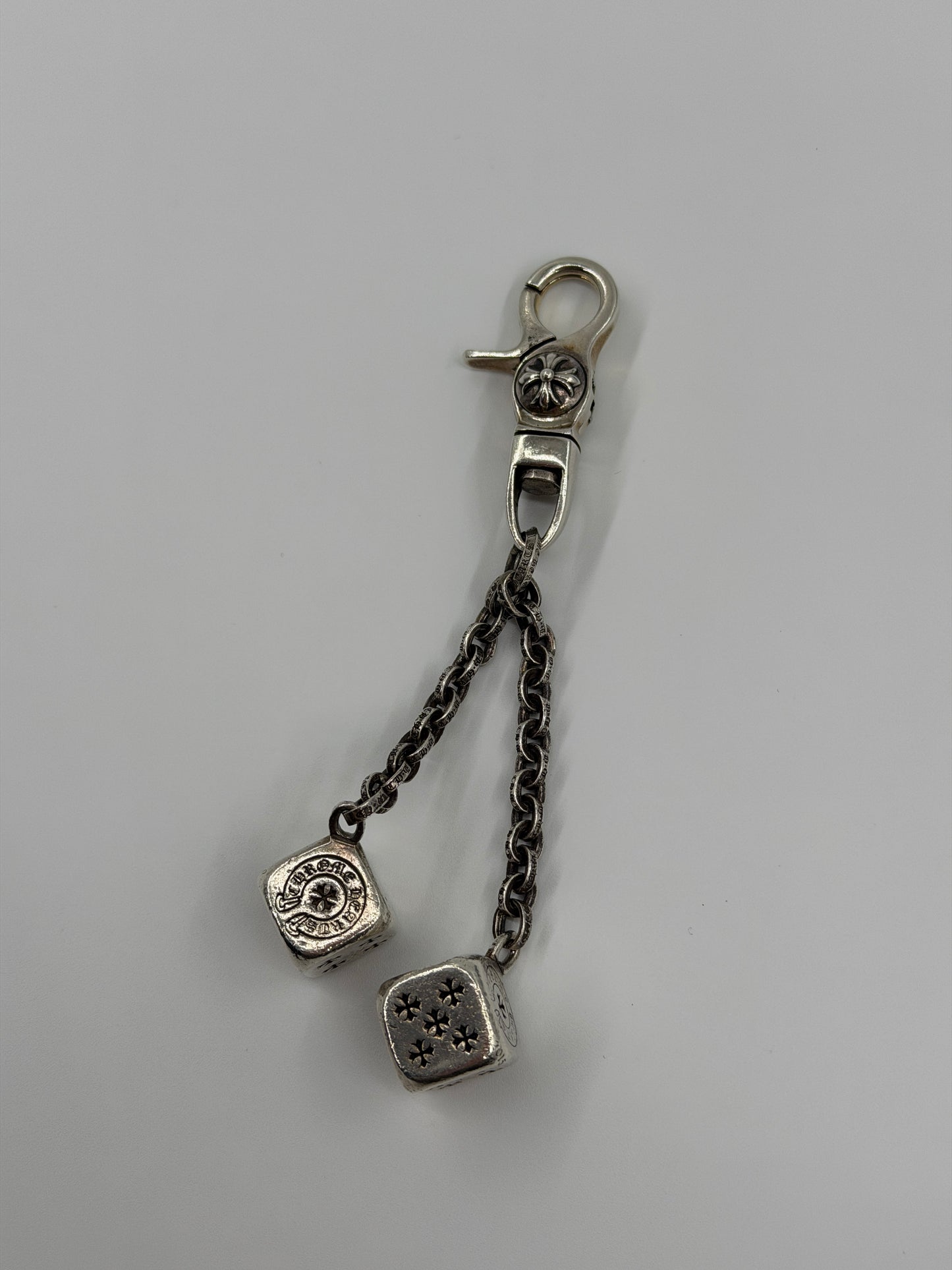 CHROME HEARTS SILVER DICE KEY CLIP