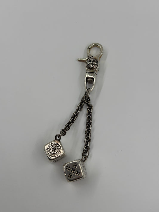 CHROME HEARTS SILVER DICE KEY CLIP