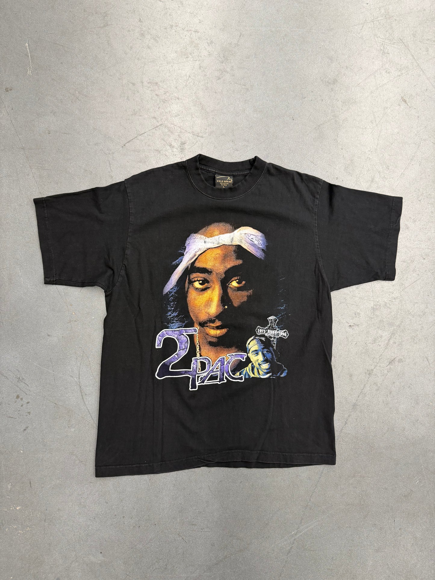 2000'S TUPAC THUGZ MANSION RAP TEE (CH GOLD SERIES TAG)