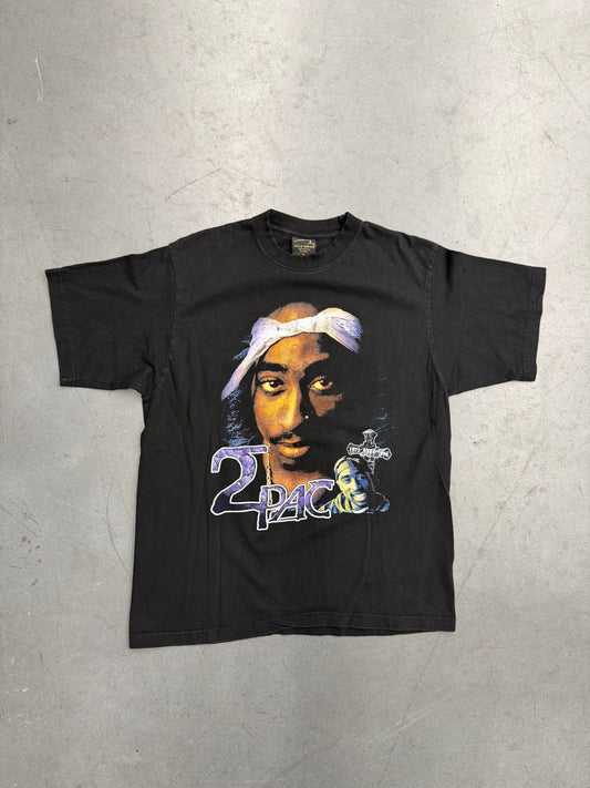 2000'S TUPAC THUGZ MANSION RAP TEE (CH GOLD SERIES TAG)