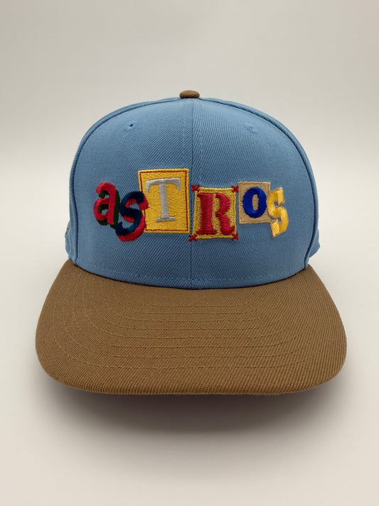 HOUSTON ASTROS 45TH ANNIVERSARY MULTI-FONT NEW ERA FITTED HAT