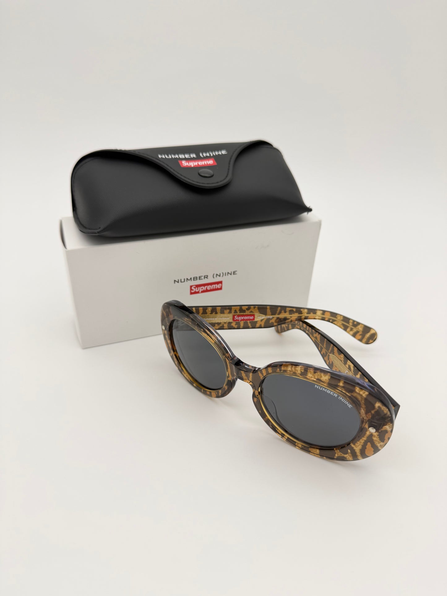 FW25 SUPREME X NUMBER (N)INE SUNGLASSES - TORTOISESHELL