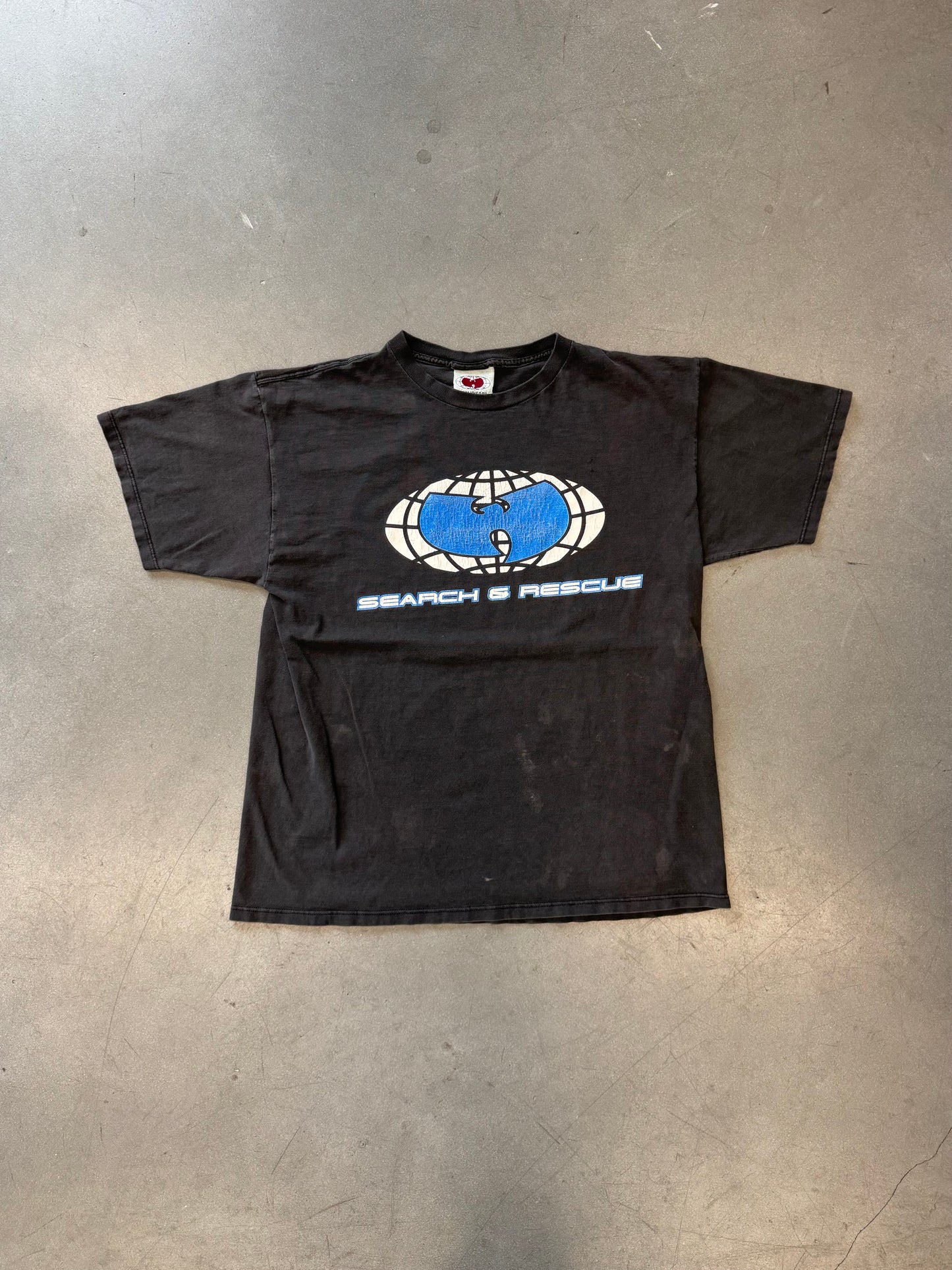 90S WU-TANG SEARCH & RESCUE TEE (WU-WEAR TAG)