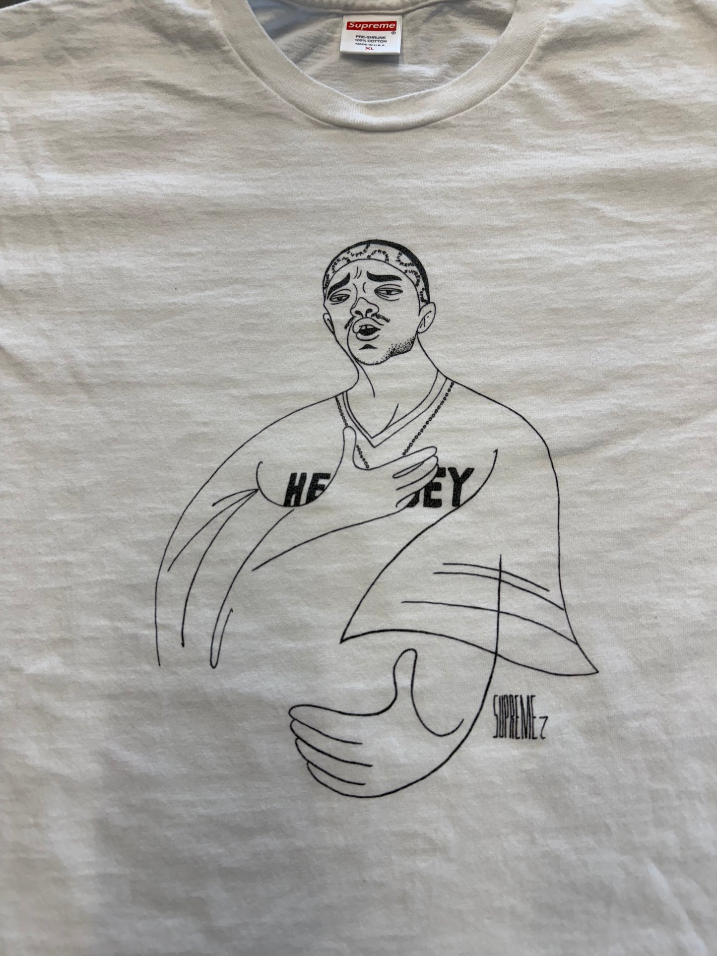 SS18 SUPREME PRODIGY TEE WHITE XL