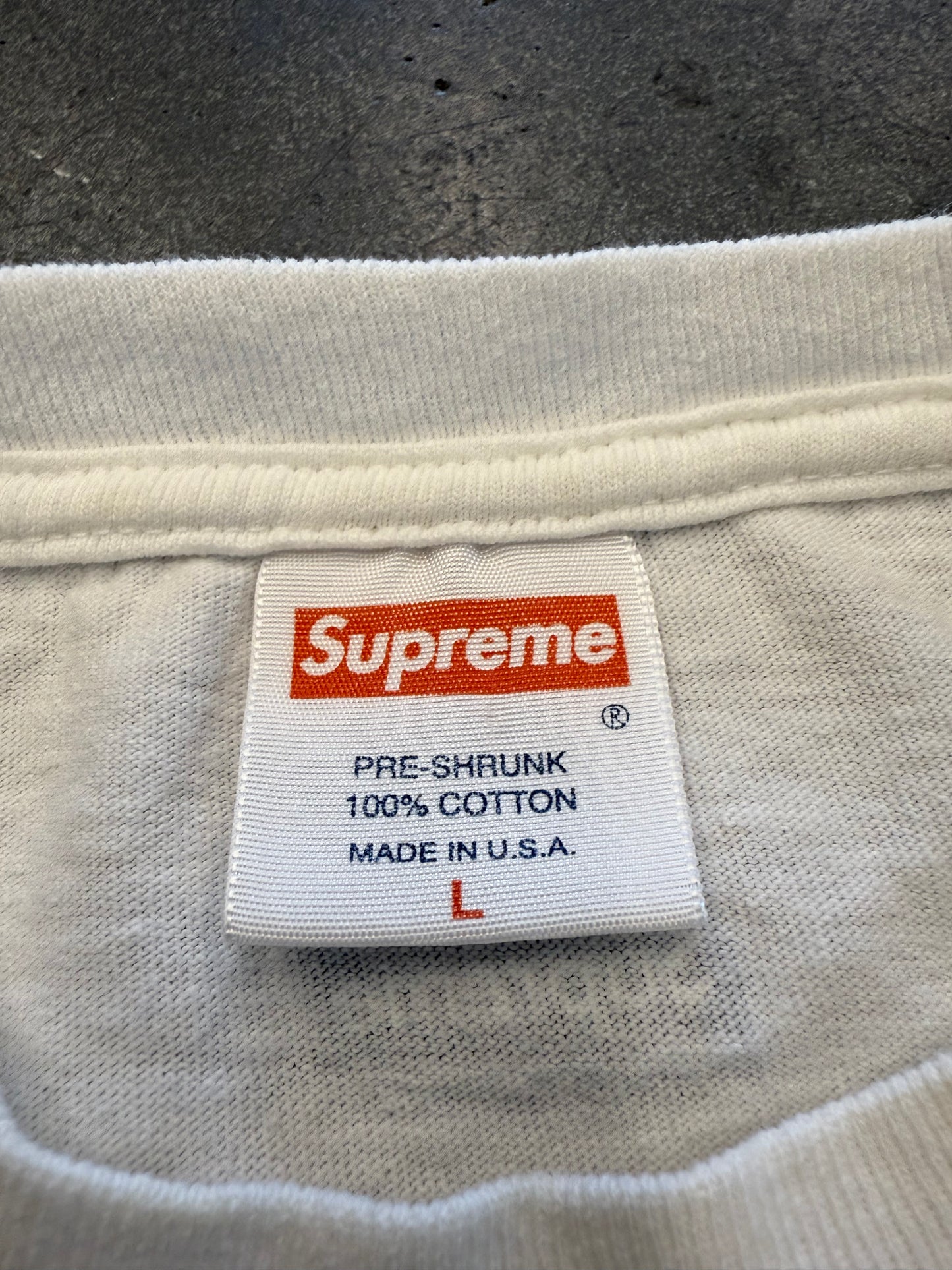 SS05 SUPREME DAVID CORIO BAD BRAINS TEE