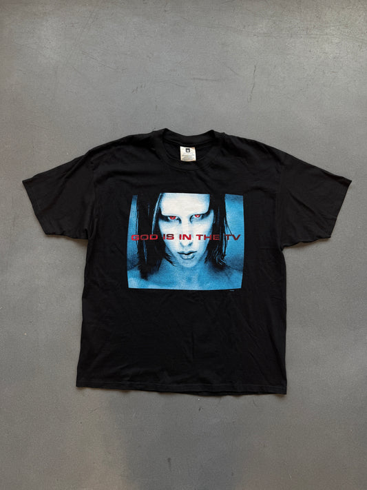 1998 MARILYN MANSON GOD IS IN THE TV TEE (WINTERLAND TAG)
