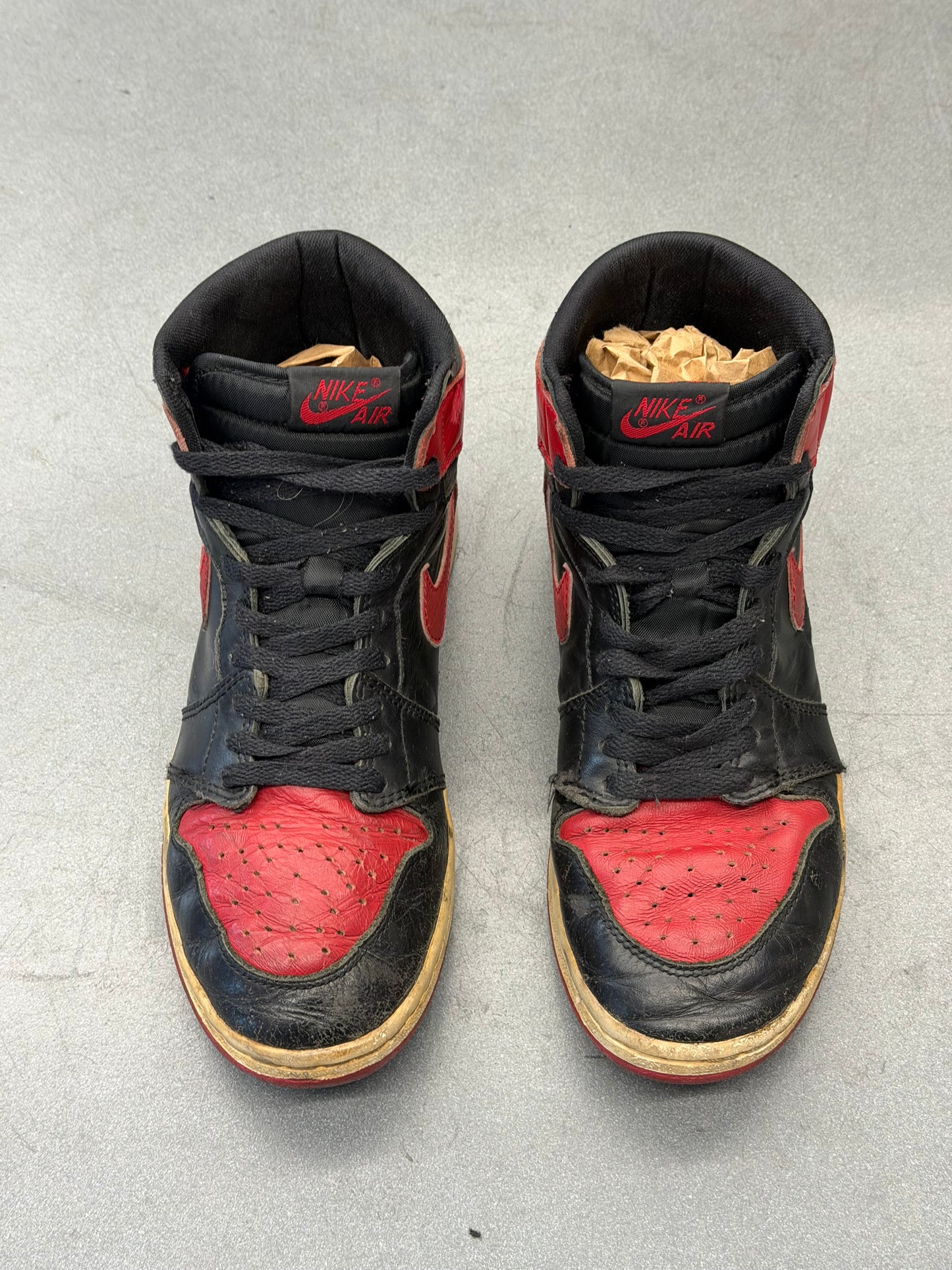 1994 AIR JORDAN 1 HIGH RETRO BRED (NO BOX)