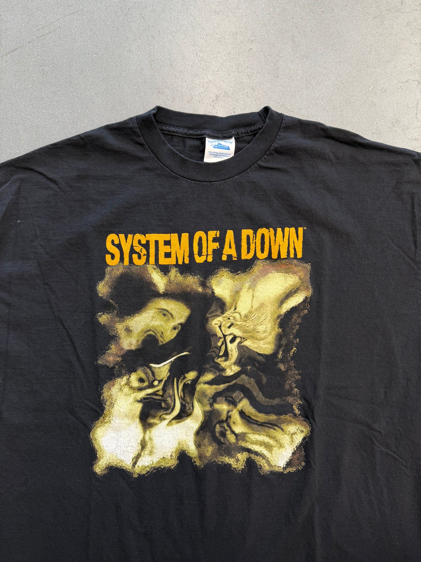 VINTAGE SYSTEM OF A DOWN HYPNOTIZE TEE (TENNESSEE RIVER TAG)