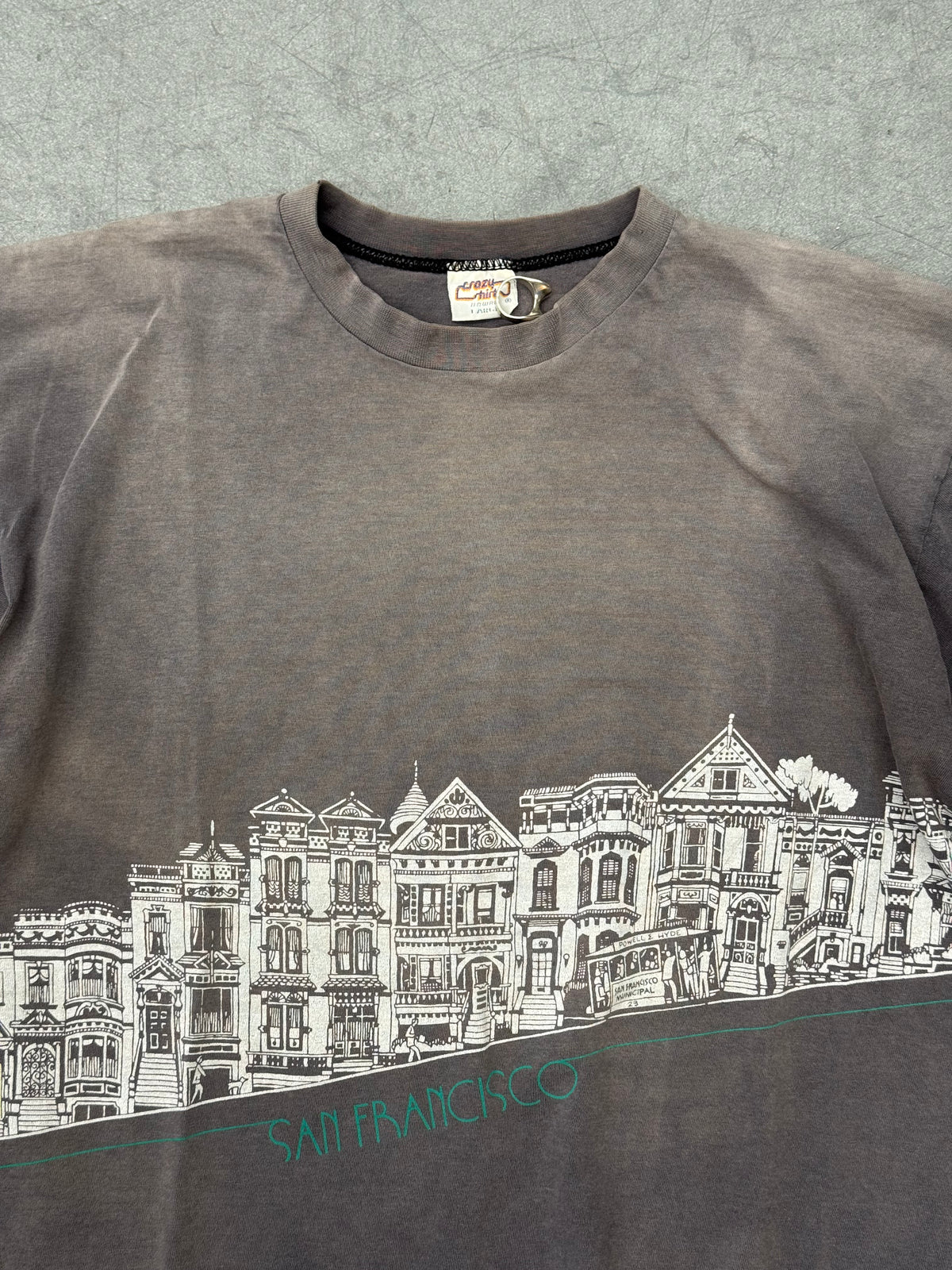 90S SAN FRANCISCO WRAP AROUND CITY TEE (CRAZY SHIRT TAG)