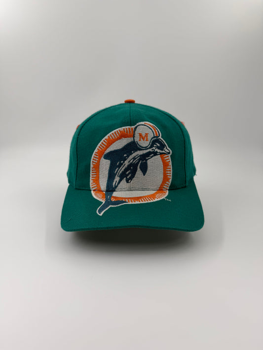 90S MIAMI DOLPHINS BIG LOGO NFL SNAPBACK (TEAM NFL TAG)