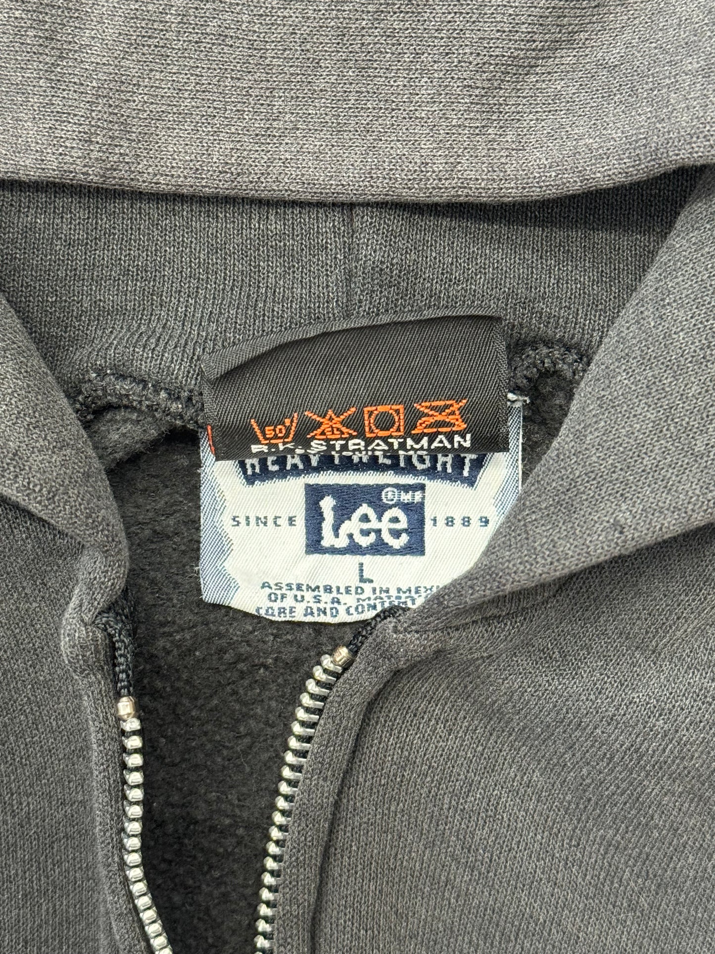 1999 HARLEY-DAVIDSON FLAME SLEEVE ZIP-UP FREDERICK, MD HOODIE (LEE TAG)