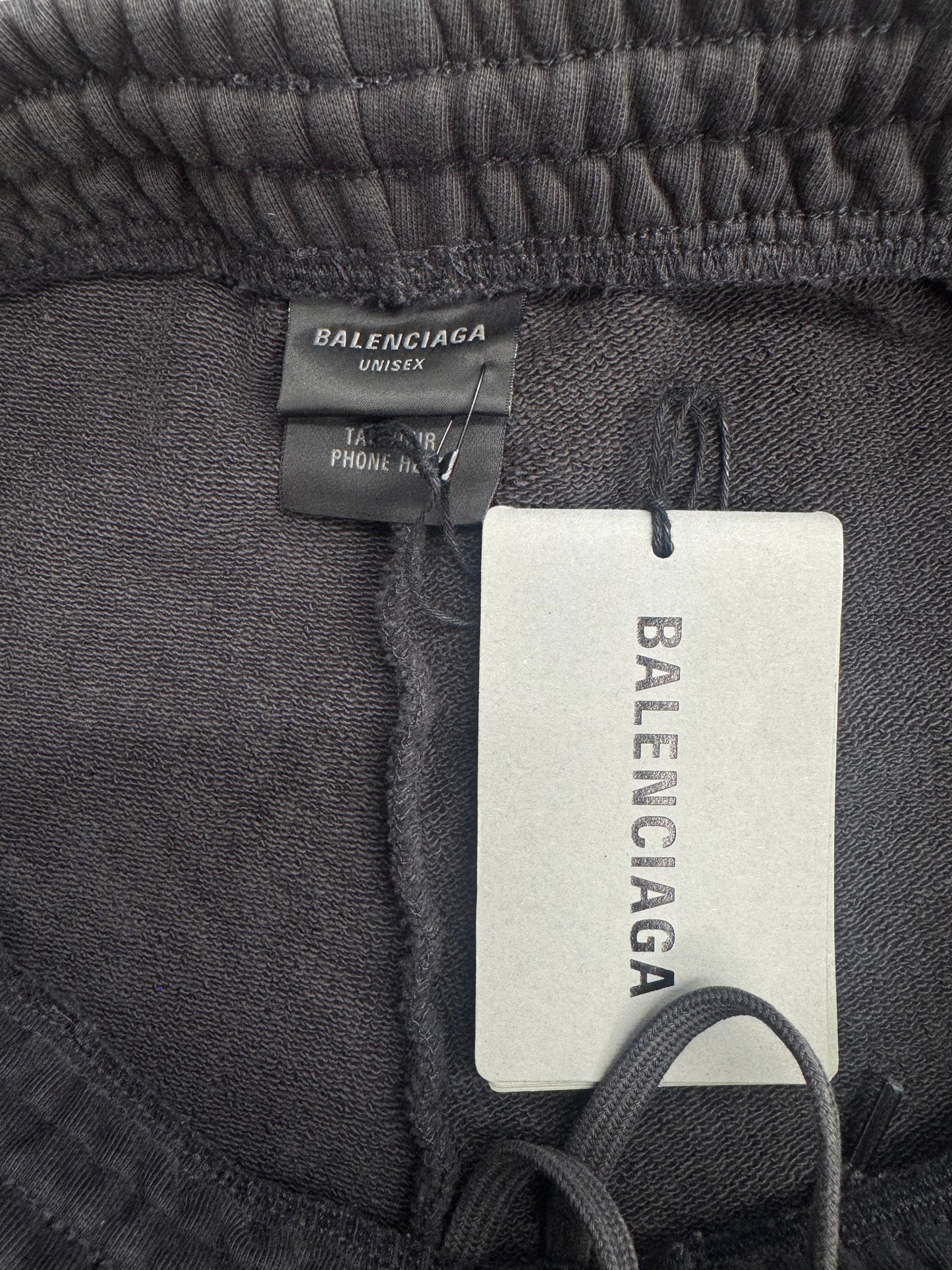 BALENCIAGA X EBAY BAGGY SWEATPANT - WASHED BLACK