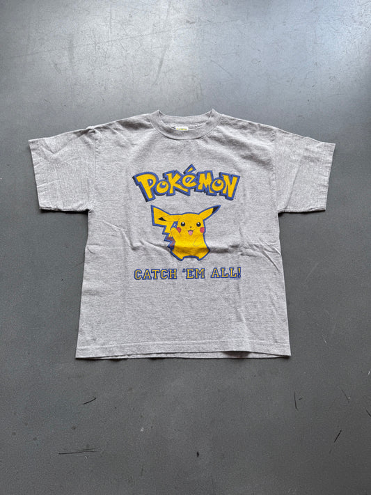 1999 POKEMON PIKACHU 25 GOTTA CATCH 'EM ALL! TEE (POKEMON TAG)