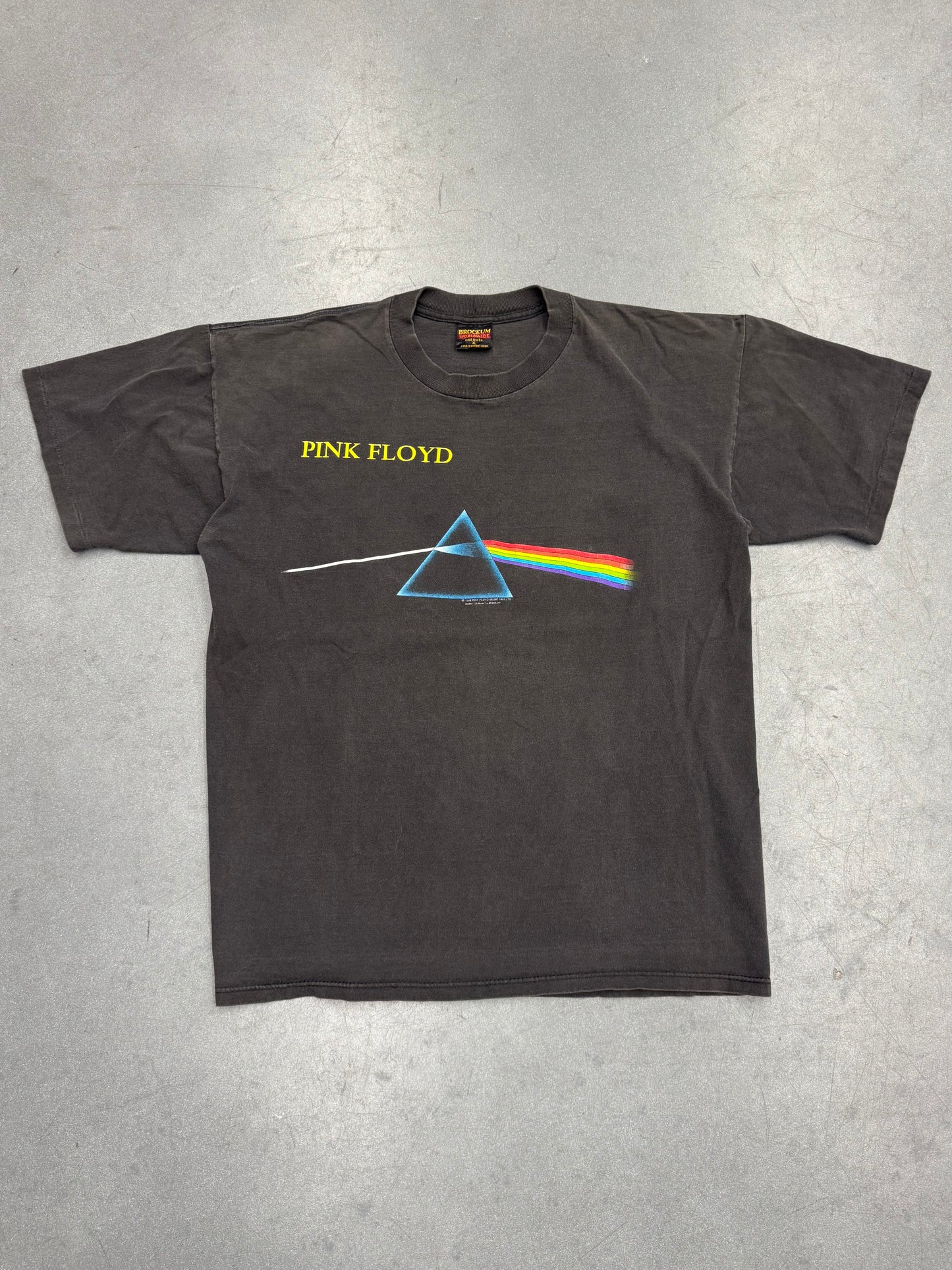 1992 PINK FLOYD DARK SIDE OF THE MOON TEE (BROCKUM TAG)
