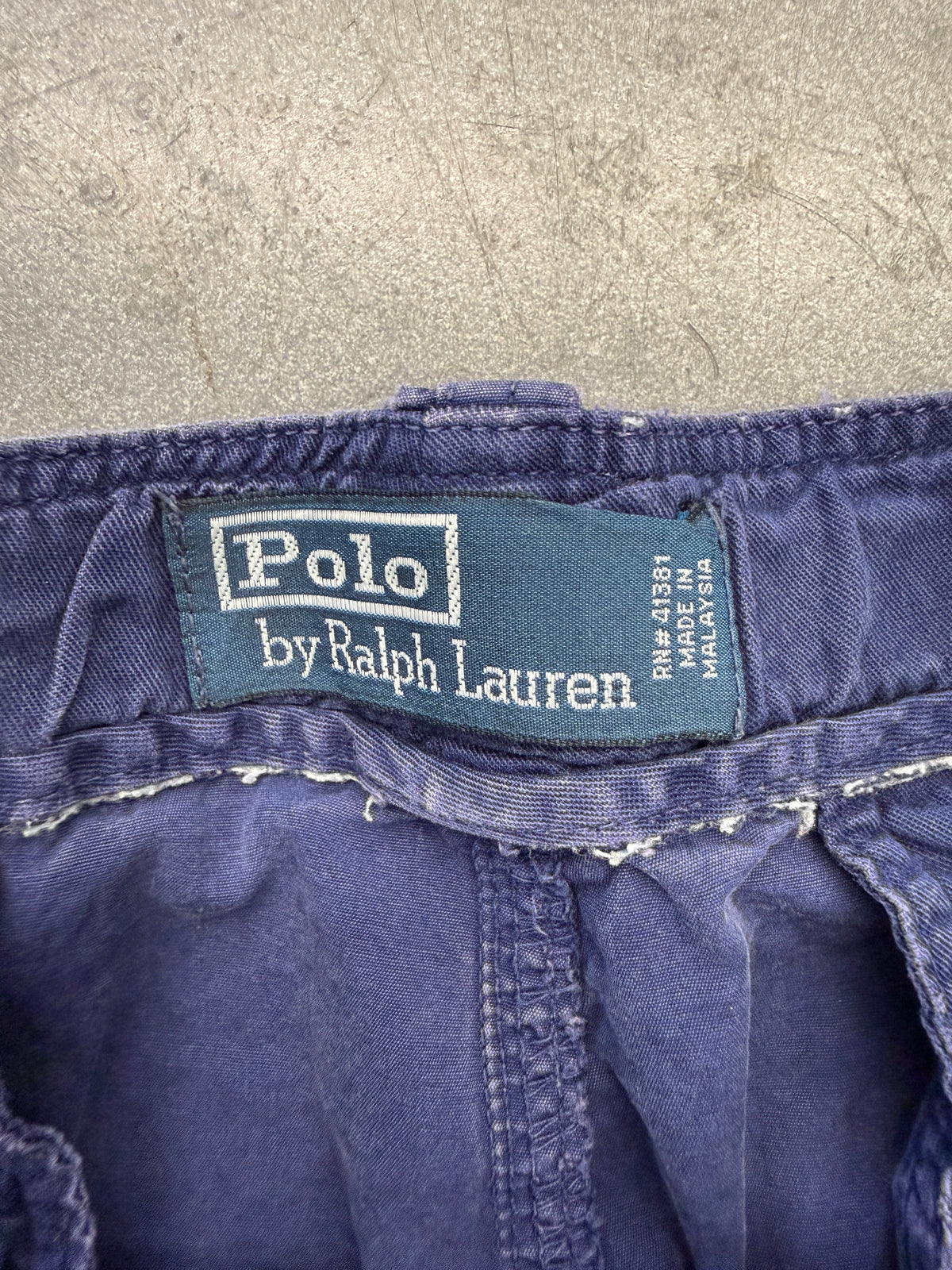 POLO BY RALPH LAUREN CARGO SHORTS (MADE IN MALAYSIA TAG)