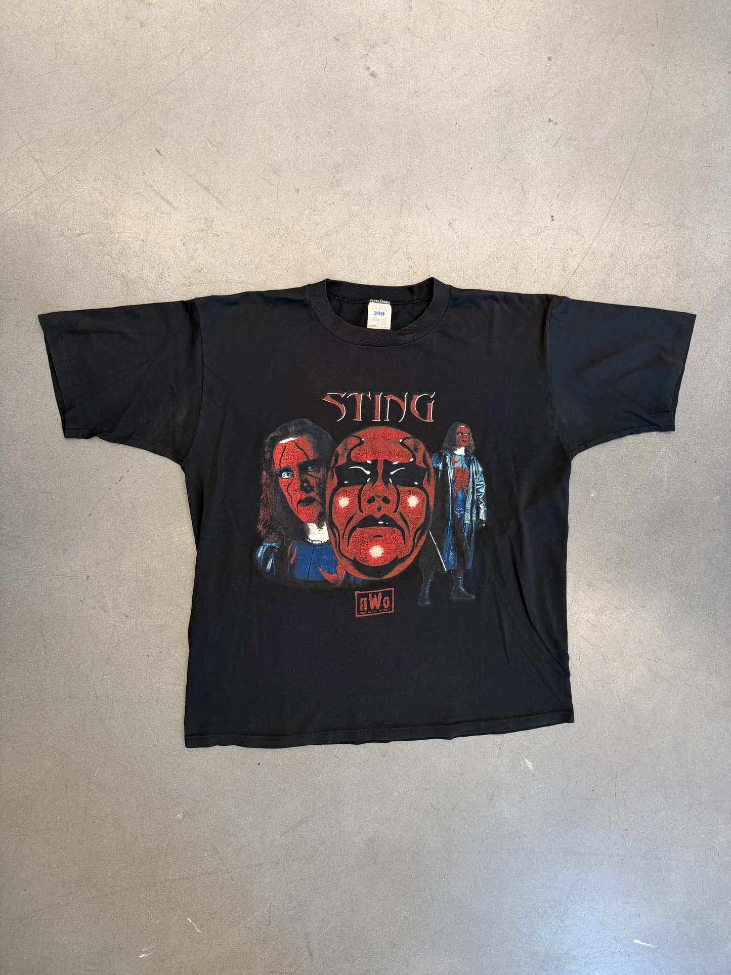 90'S STING NWO FACE MASK TEE (390 TAG)
