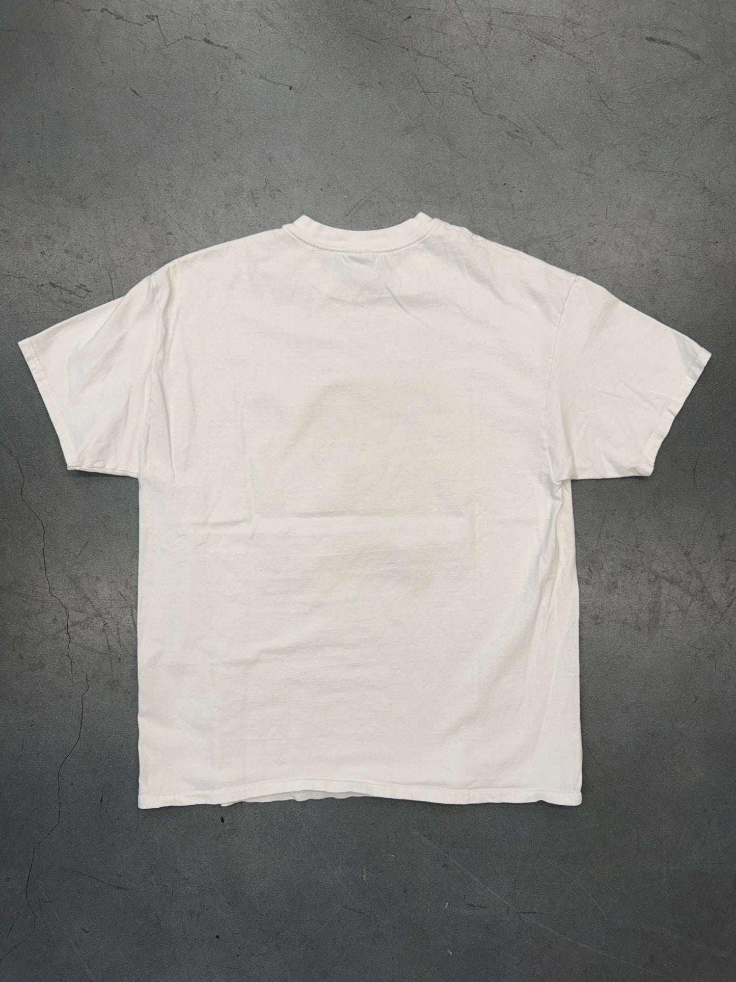 90'S XANAX ALPRAZOLAM "ANXIETY HAS MANY FACES BUT THERE IS ONLY ONE" TEE (HANES BEEFY-T TAG)