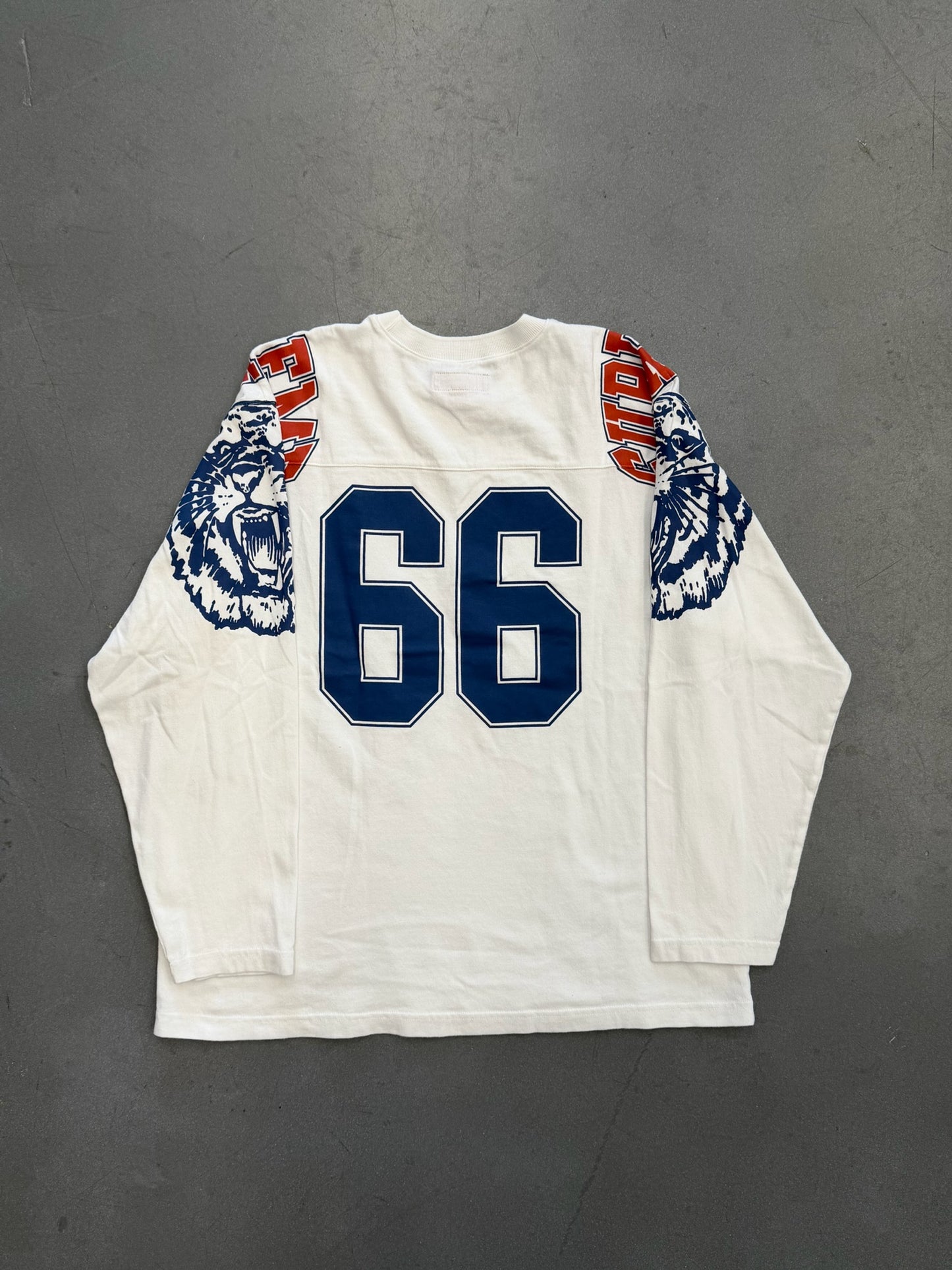 FW25 SUPREME MASCOT LS FOOTBALL TOP - WHITE