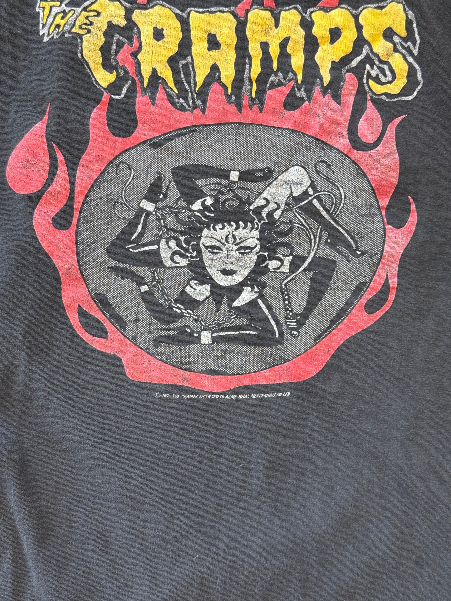 1990 THE CRAMPS AT READING CUT-OFF TEE