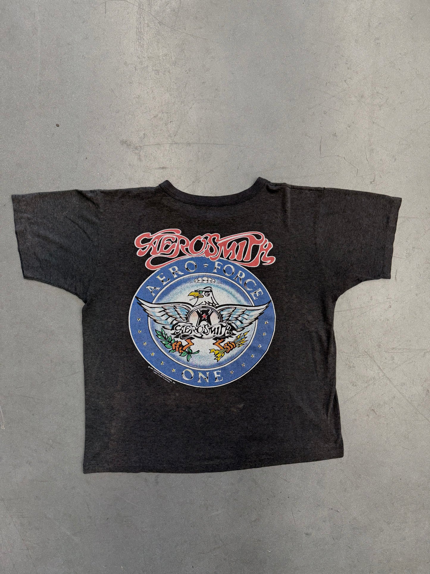 1989 AEROSMITH AERO FORCE ONE TEE (PULLED TAG)