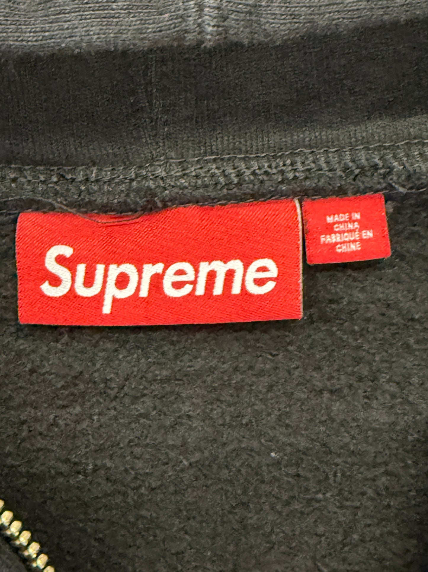 SS26 SUPREME MONSTER JAM GRAVE DIGGER BONES ZIP UP HOODED SWEATSHIRT