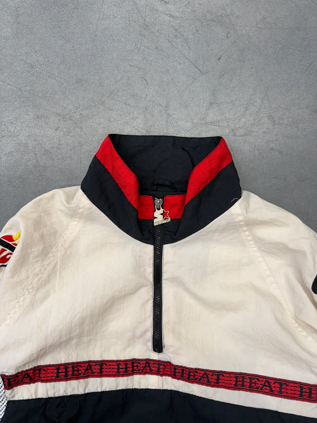 90S MIAMI HEAT ZIP-UP STARTER JACKET (STARTER TAG)