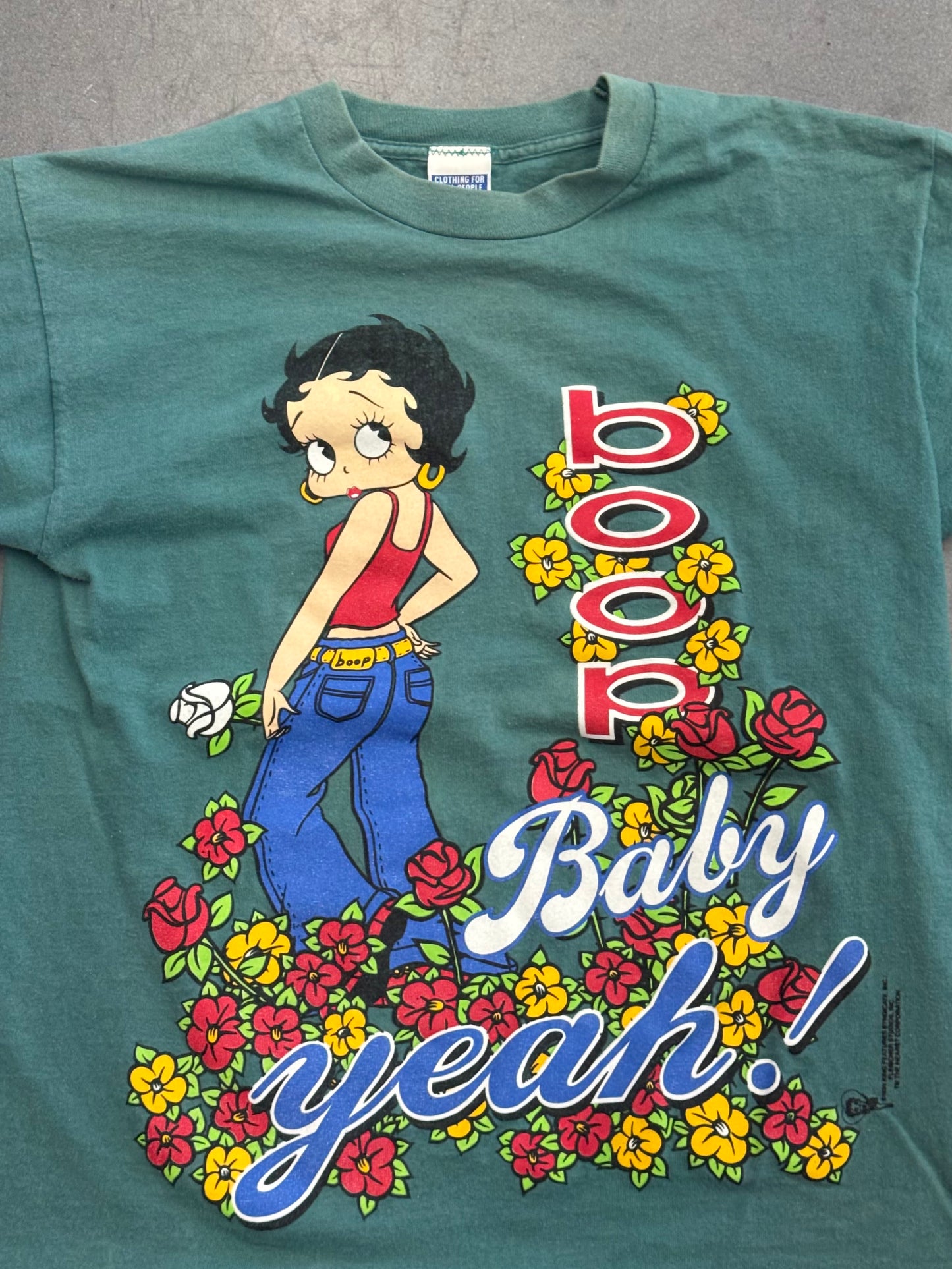1999 BETTY BOOP "BOOP BABY YEAH!" TEE (FREEZE TAG)