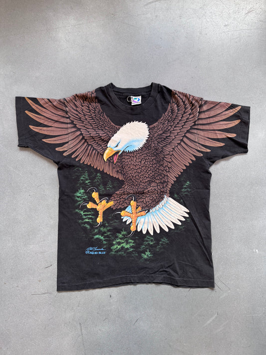 1994 LIQUID BLUE EAGLE AOP TEE