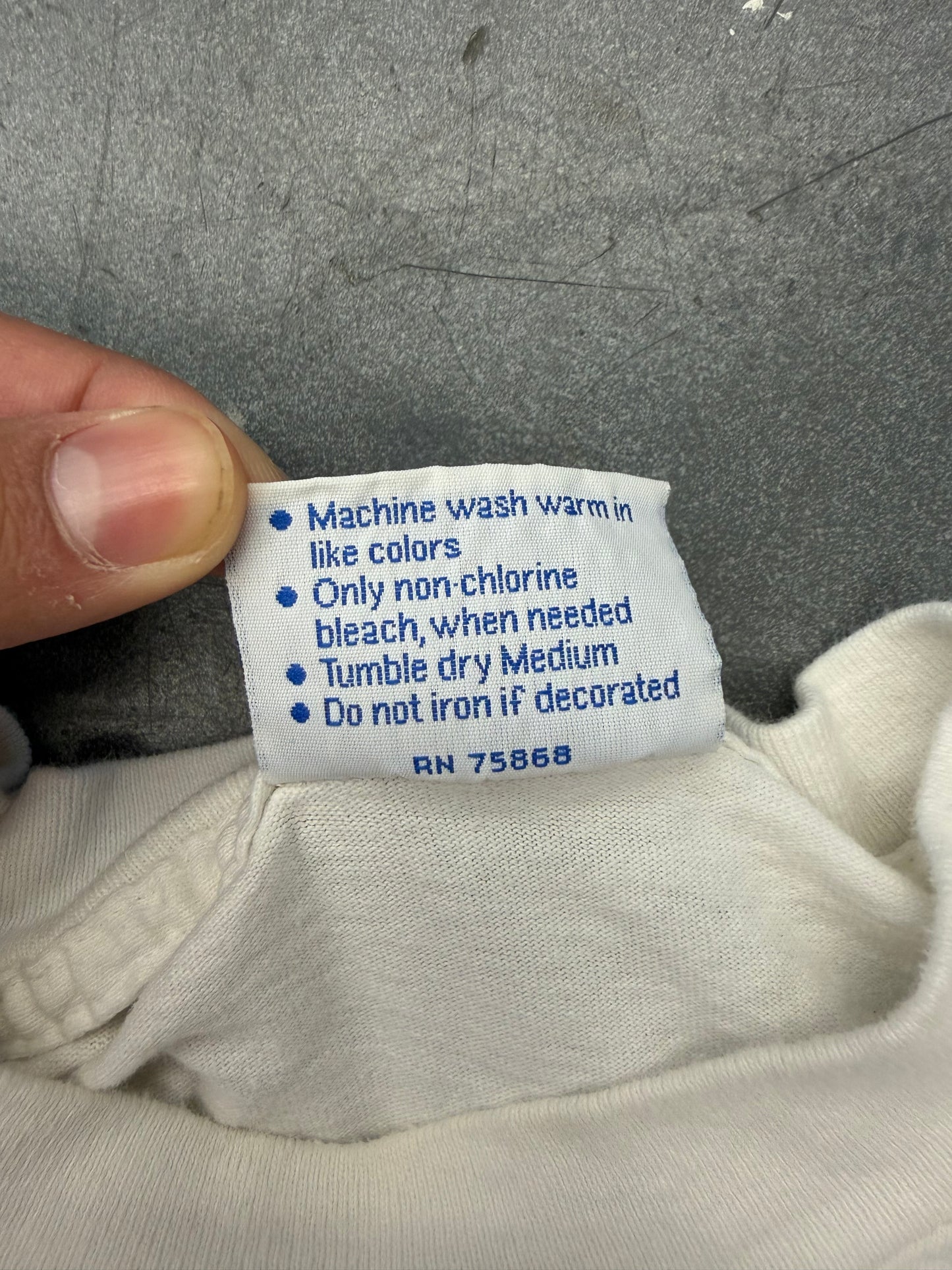 90'S ANTISEEN RAVE FUCK THAT WEAK SHIT BAND TEE (ALL SPORT TAG)