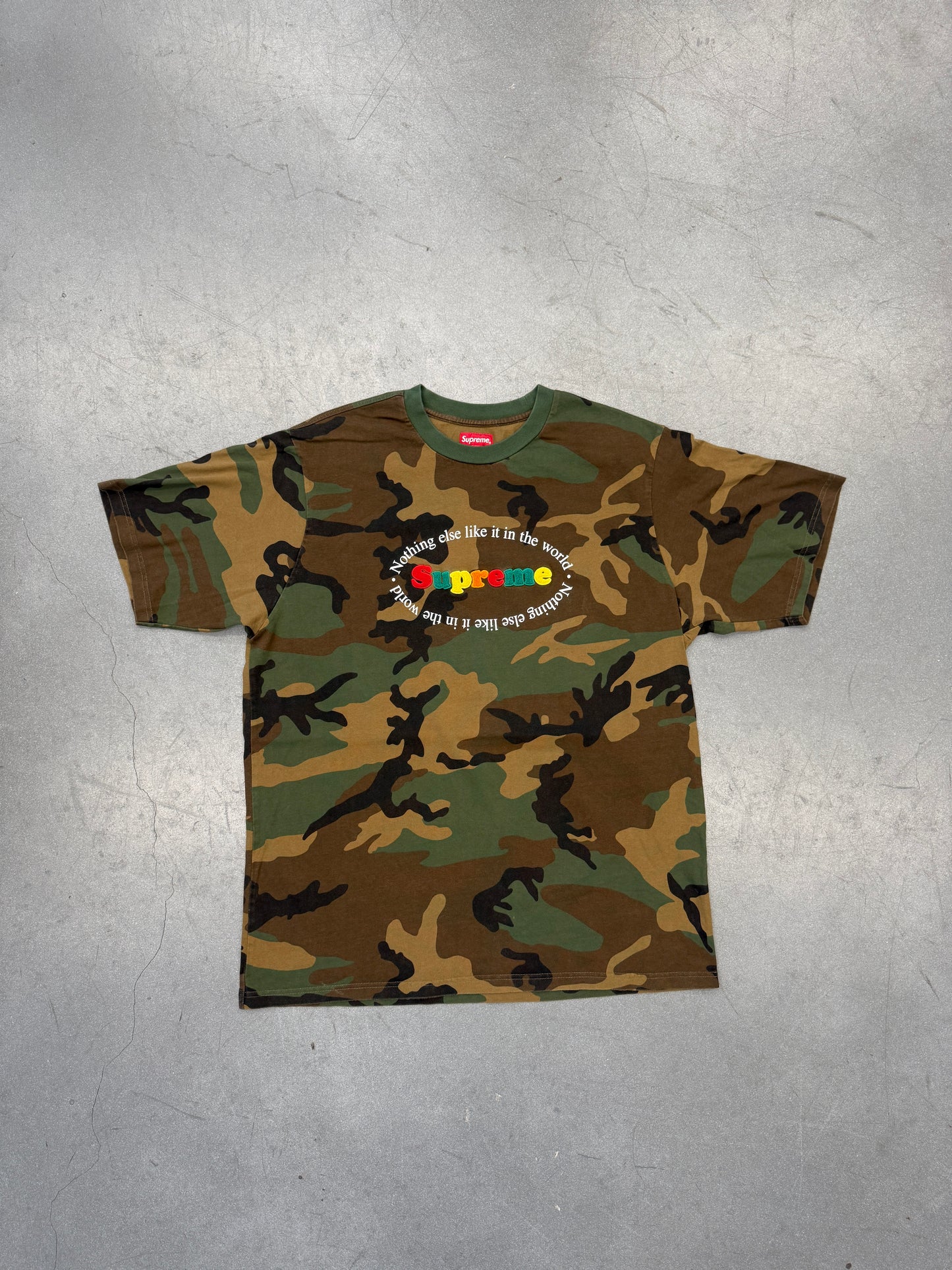 SS20 SUPREME NOTHING ELSE TEE - WOODLAND CAMO