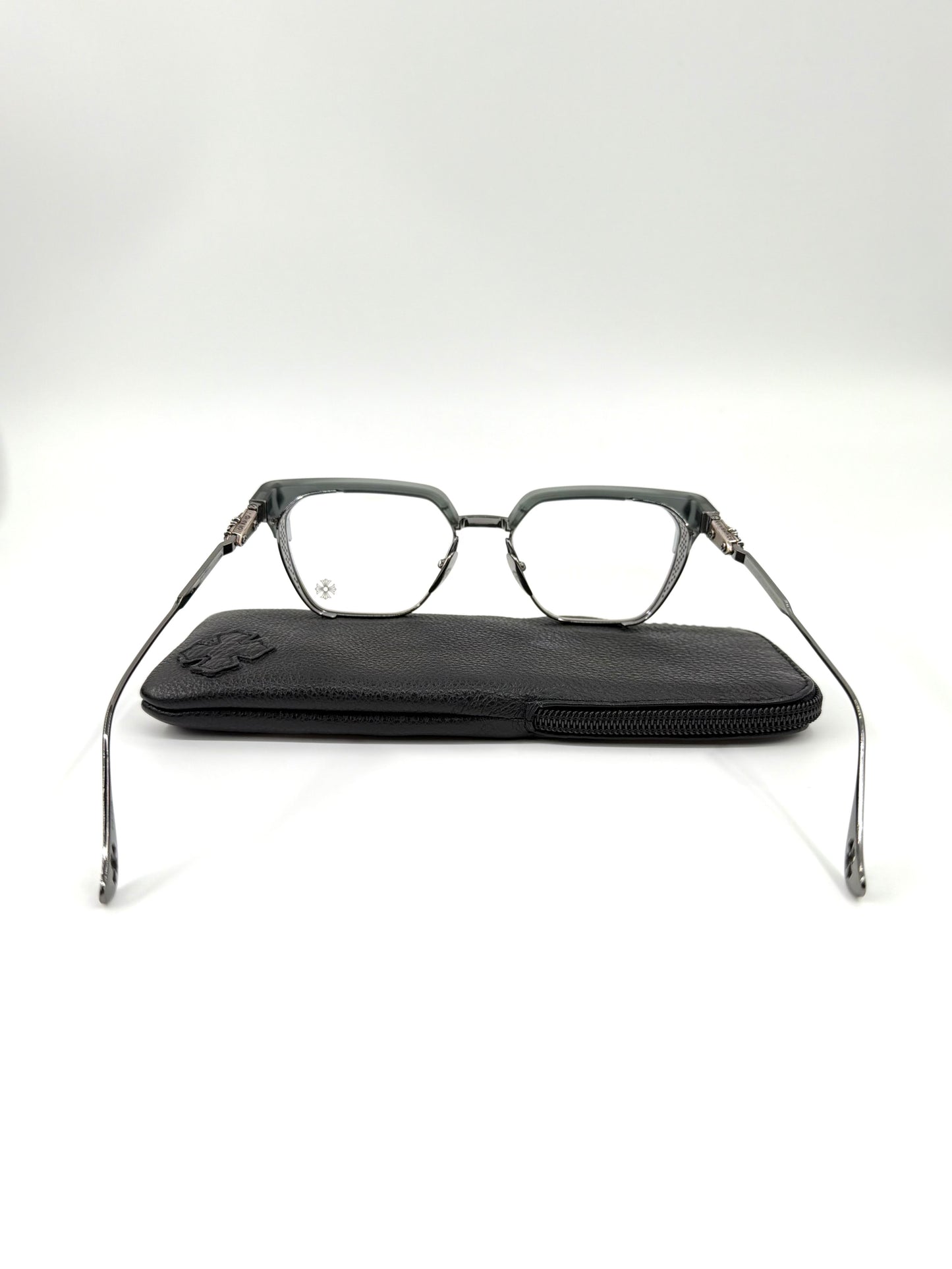 CHROME HEARTS LGMA MATTE GRAPHITE/GUNMETAL GLASSES