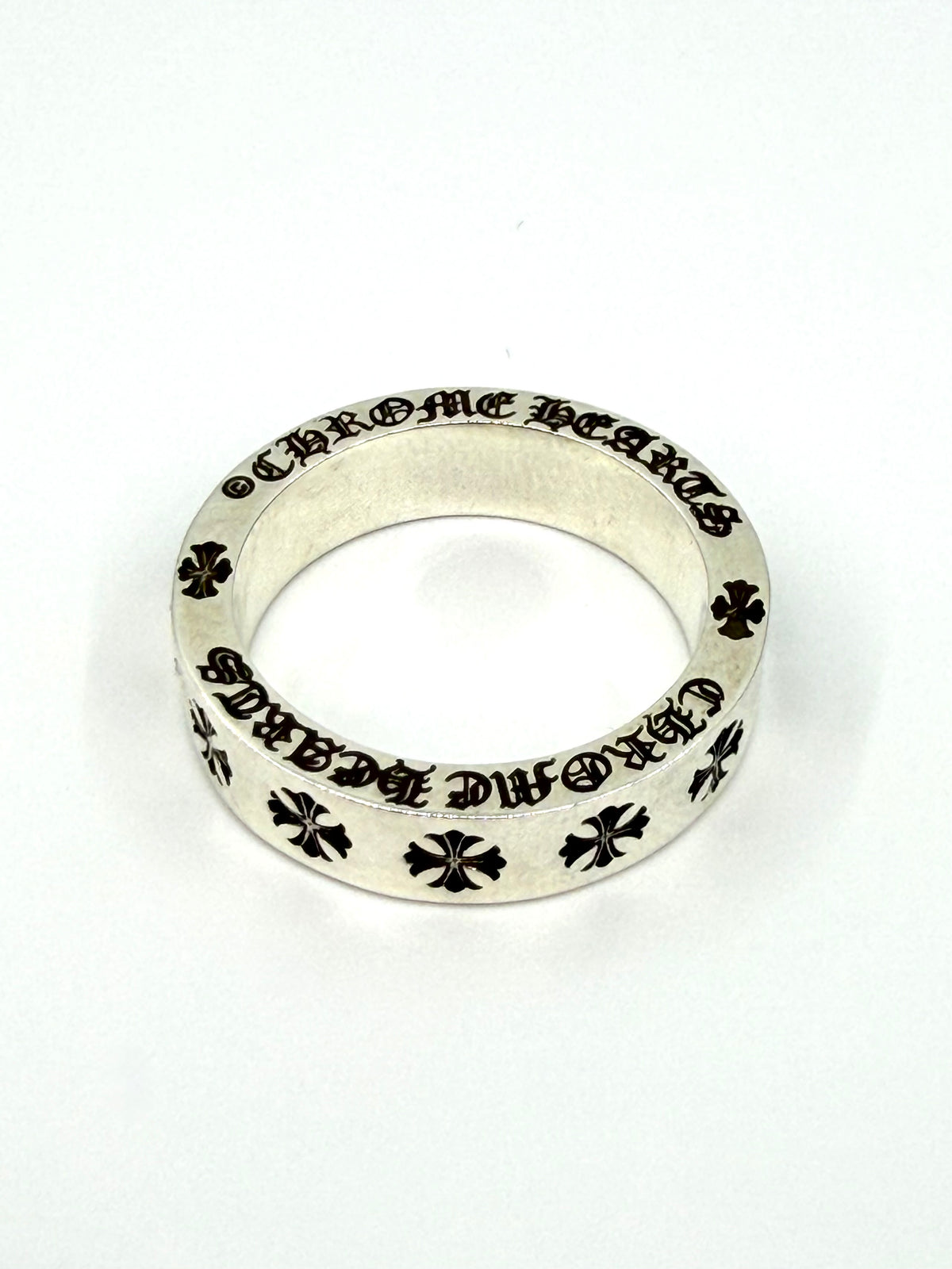 CHROME HEARTS CH FOREVER SPACER SILVER RING