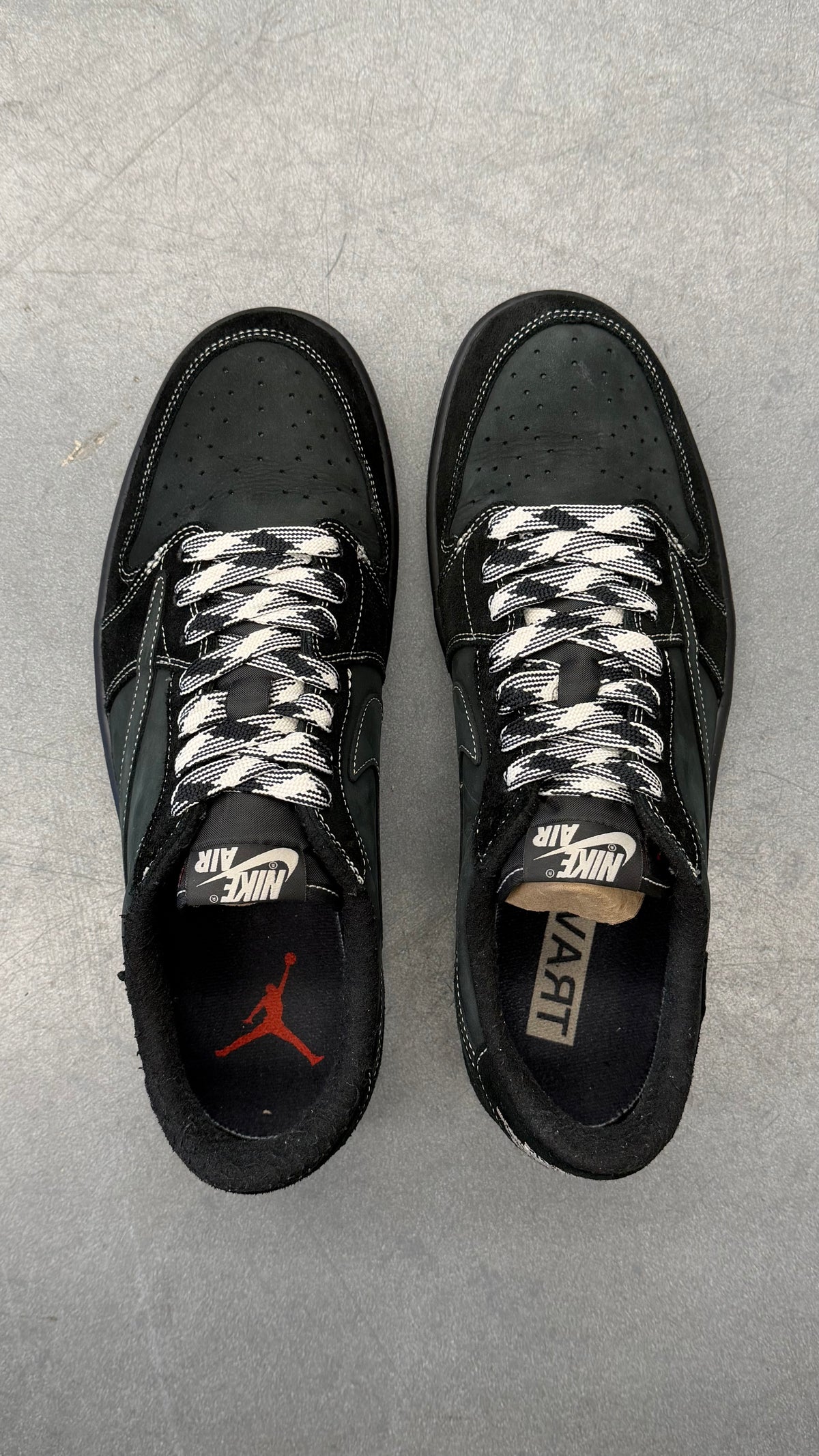 2022 JORDAN 1 RETRO LOW OG SP TRAVIS SCOTT BLACK PHANTOM