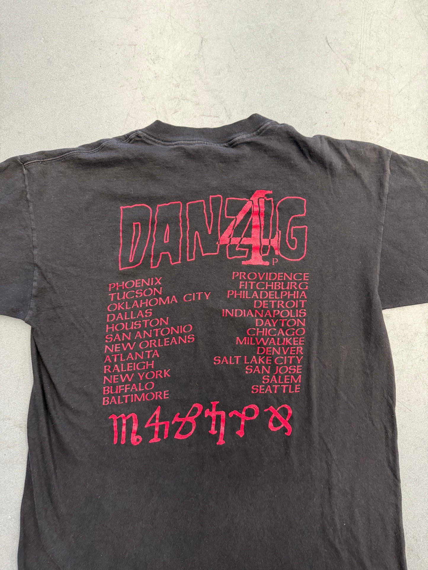 1994 DANZIG "LITTLE WHIP" TOUR TEE (BROCKUM TAG)