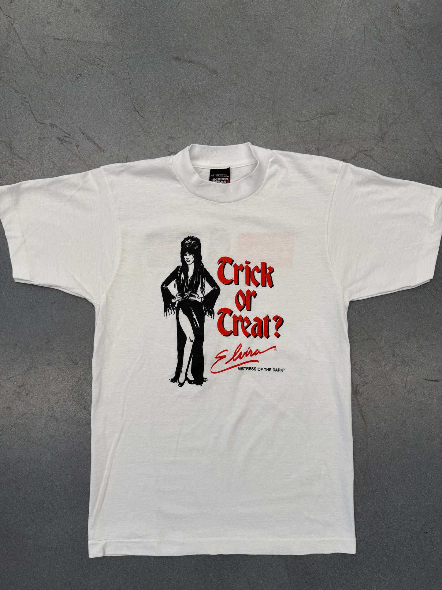 80S ELVIRA COORS MISTRESS OF THE DARK TEE (SCREEN STARS TAG)