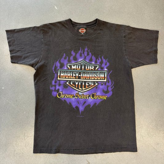 1993 HARLEY-DAVIDSON CHROME SWEET CHROME HERITAGE H-D LISLE, IL TEE