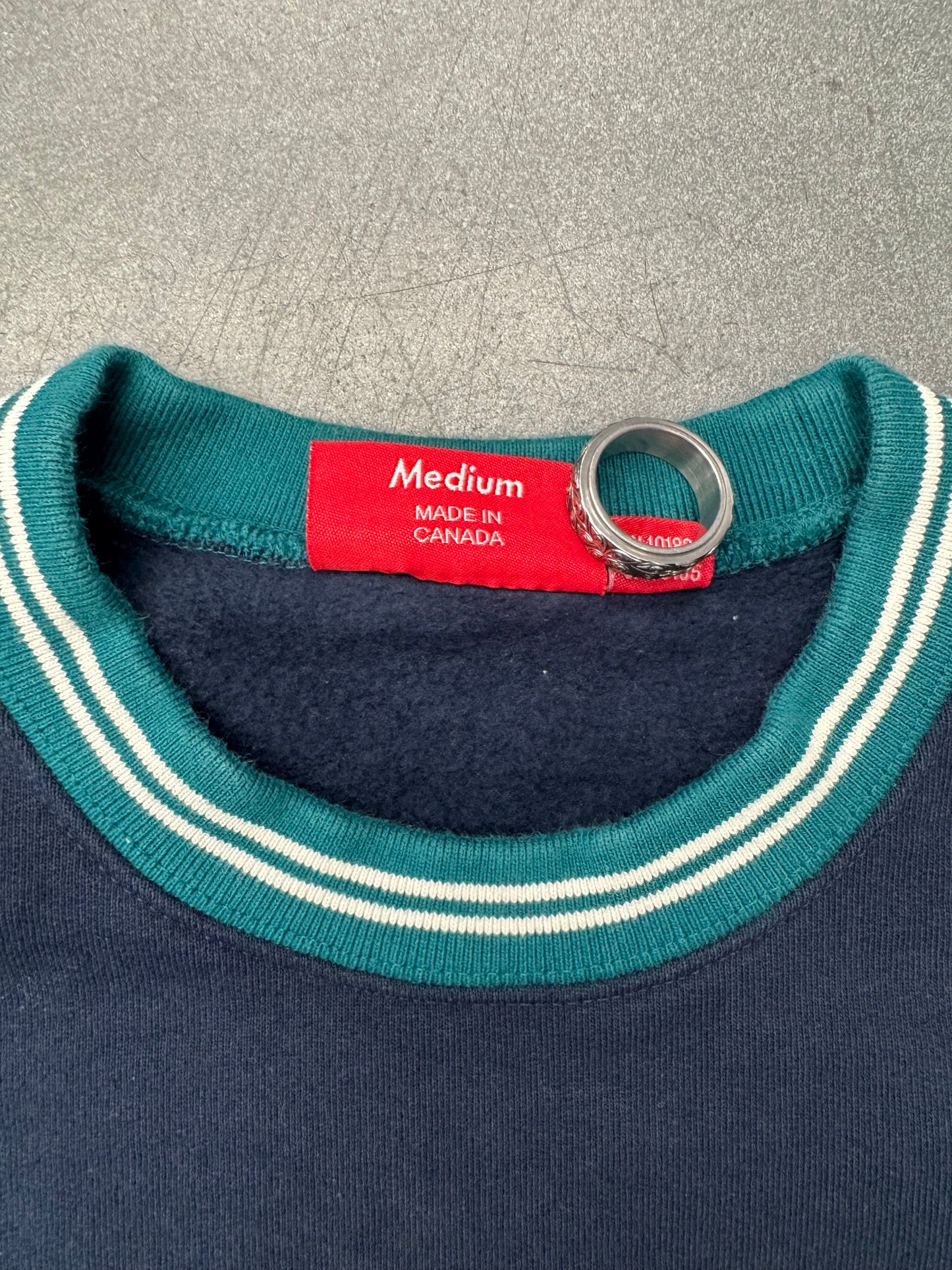 FW17 SUPREME TEAM CREWNECK - NAVY