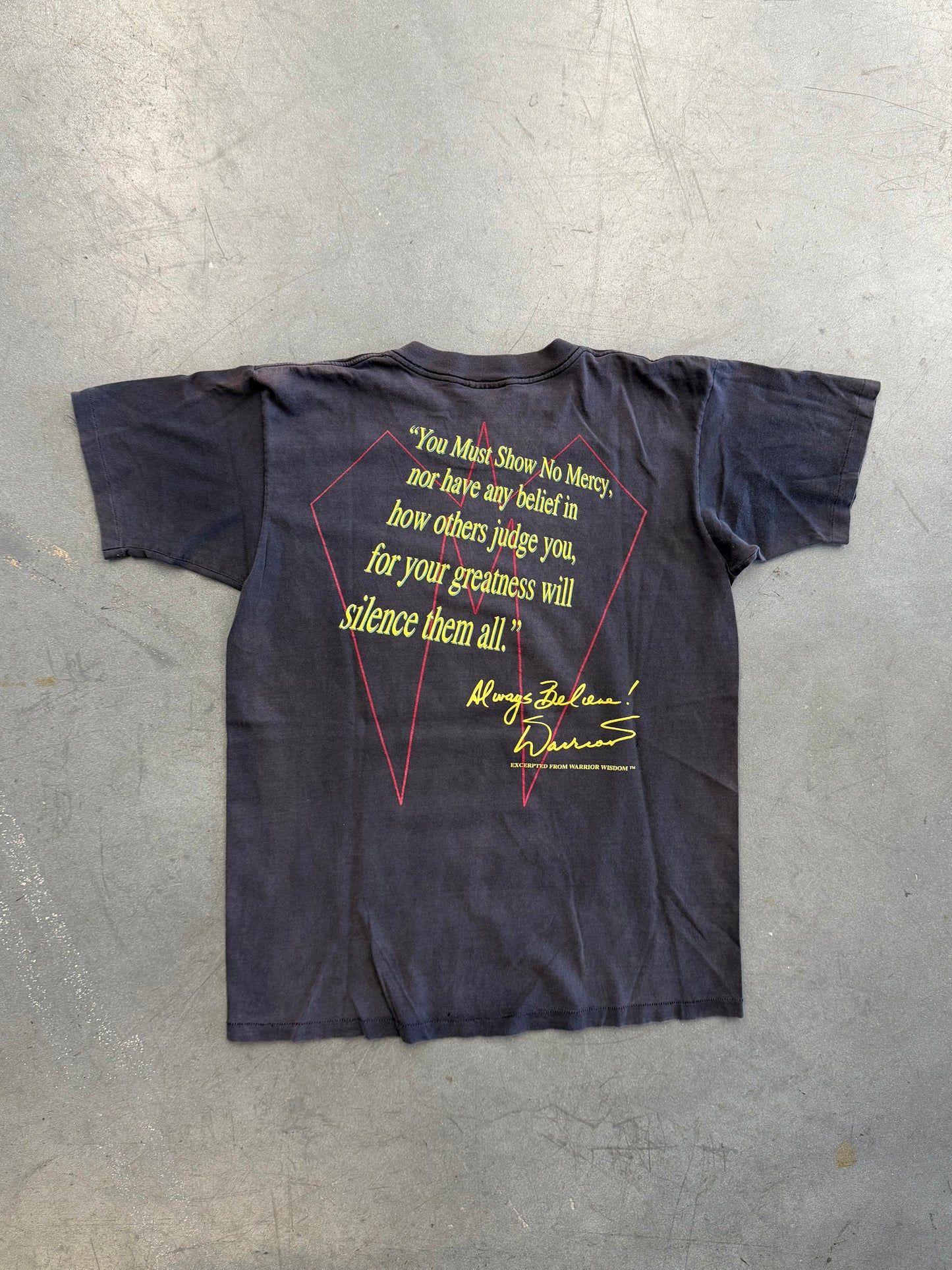 1996 WWF ULTIMATE WARRIOR TEE (TENNESSEE RIVER TAG)