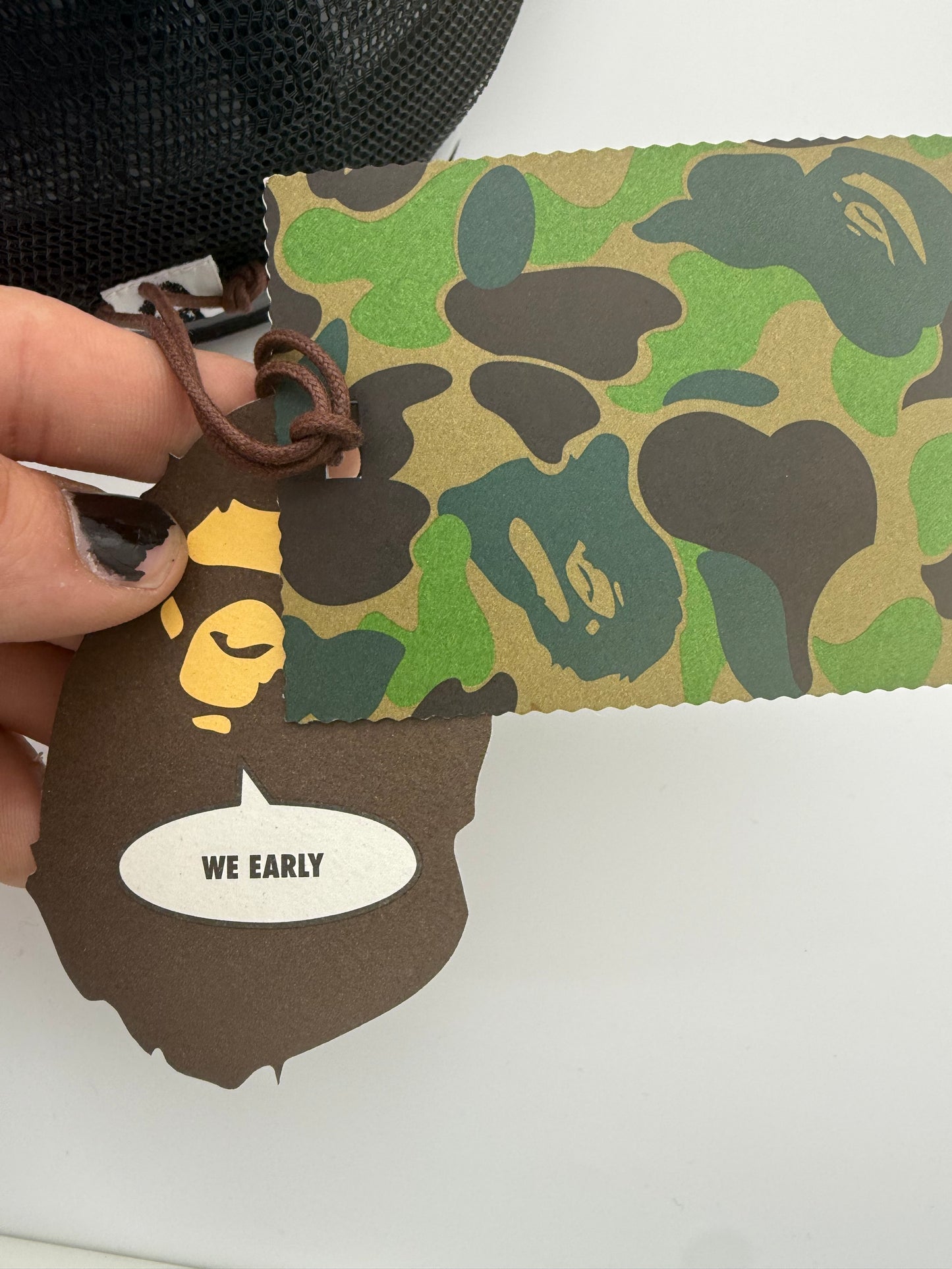 BAPE X KIDSUPER STA LOGO RHINESTONE TRUCKER CAP - MULTI (NEW)