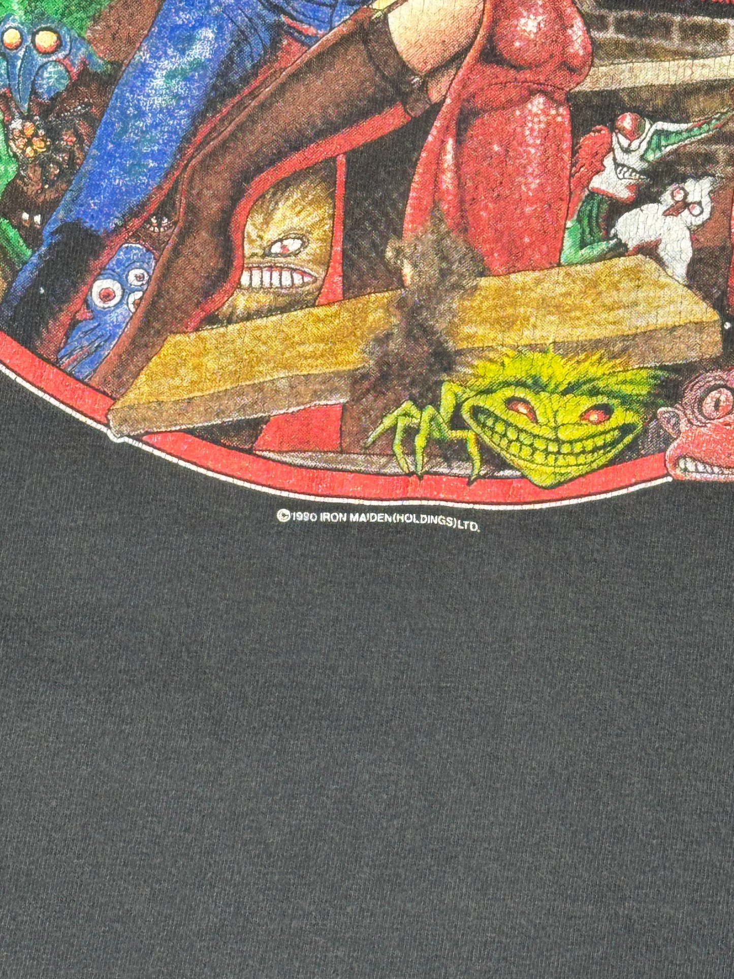 1990 IRON MAIDEN "BRING YOUR DAUGHTER... TO THE SLAUGHTER" LS TEE (ANVIL TAG)