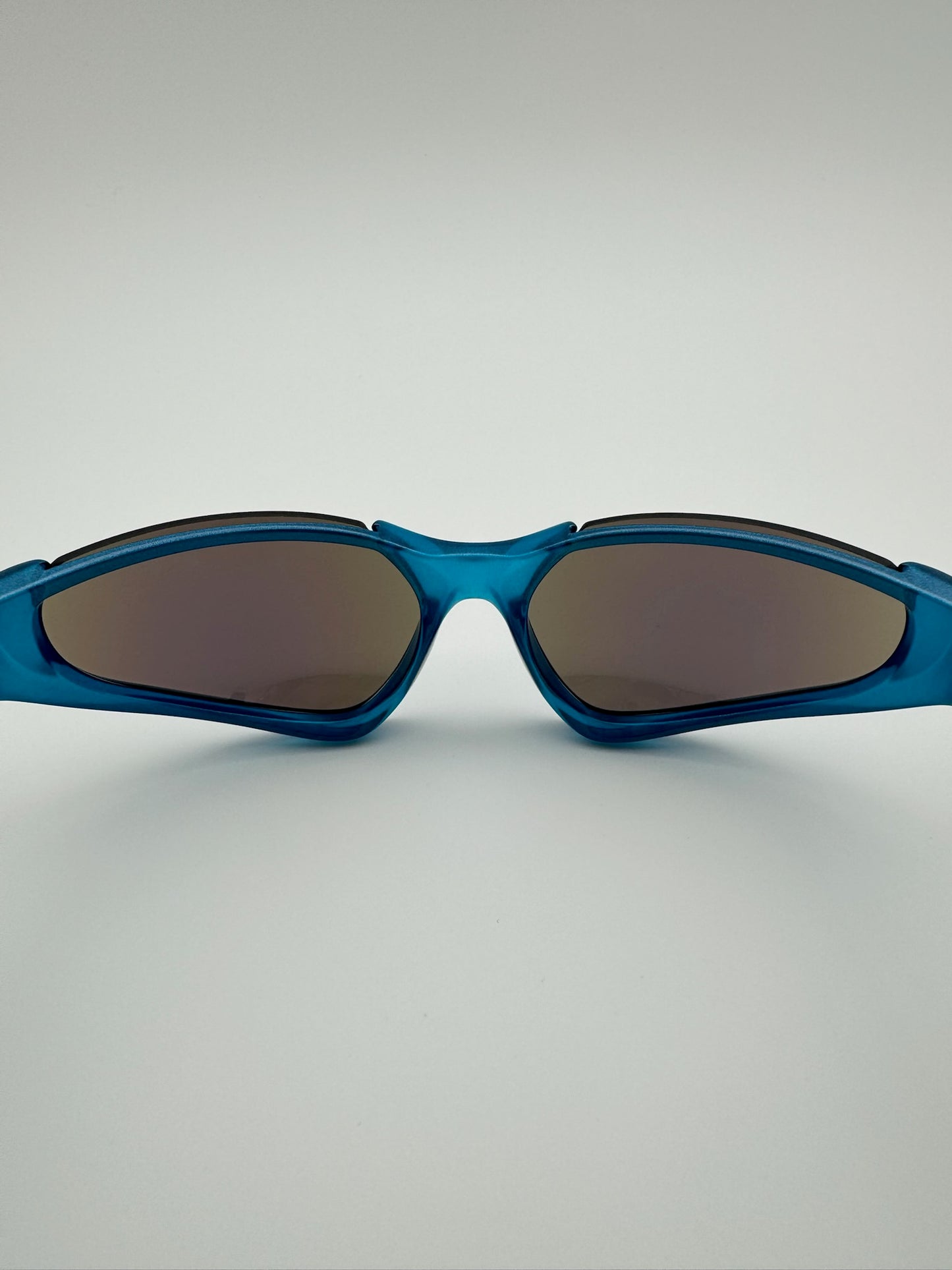 BALENCIAGA XPANDER CAT-EYE FRAME SUNGLASSES BLUE