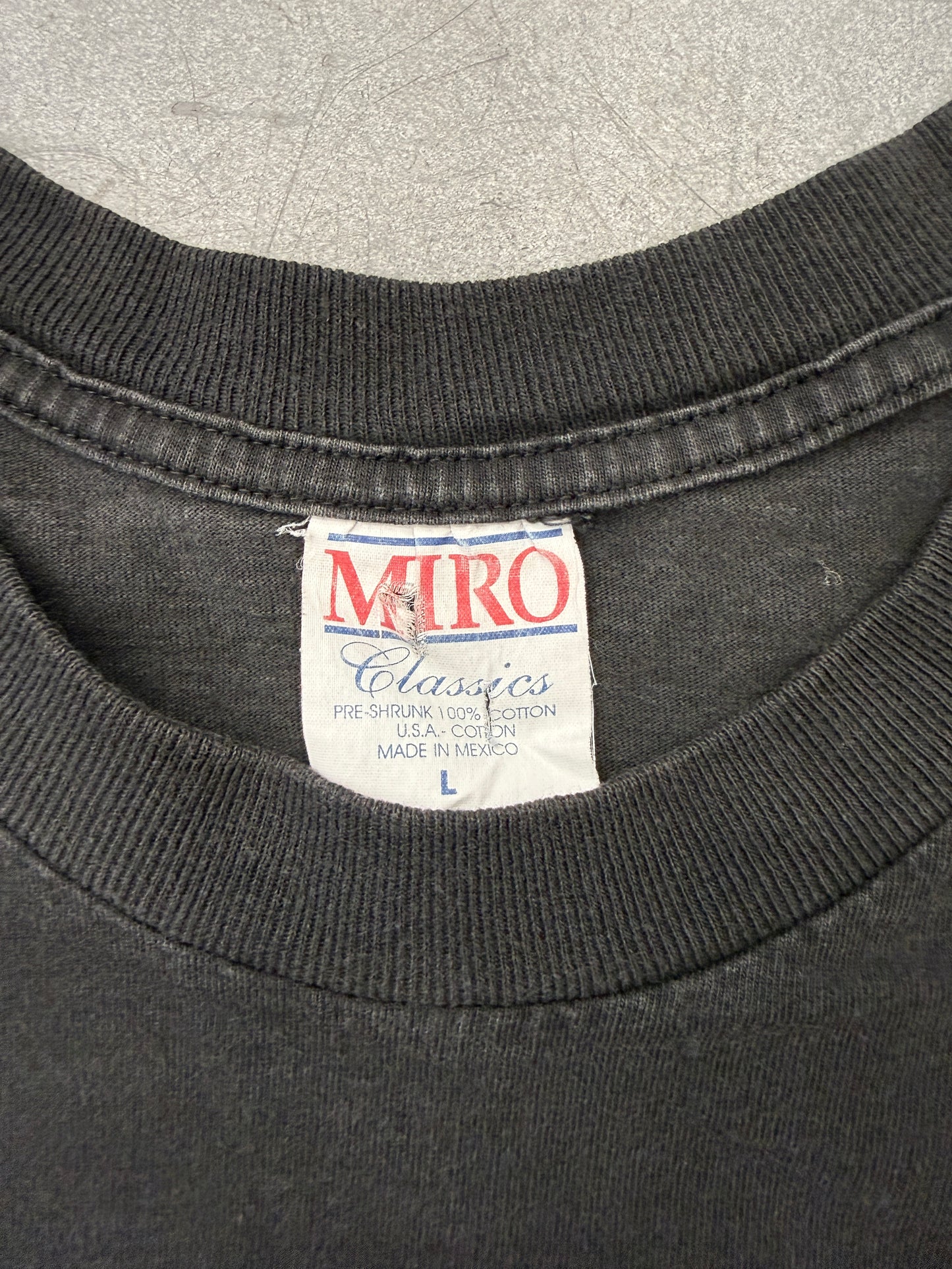 90S FLORIDA PANTHERS HELMET ON ICE GLITTER LOGO TEE (MIRO TAG)