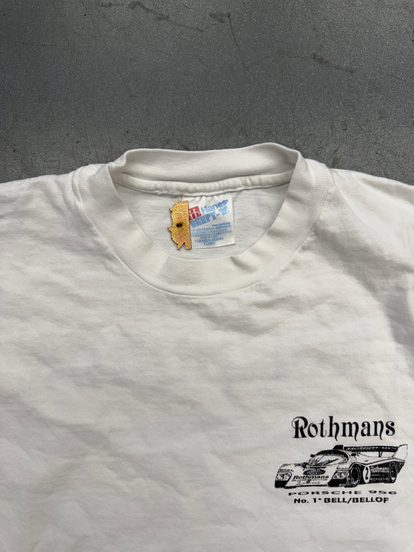 90S ROTHMANS PORSCHE 956 TEE (BEEFY HANES TAG)